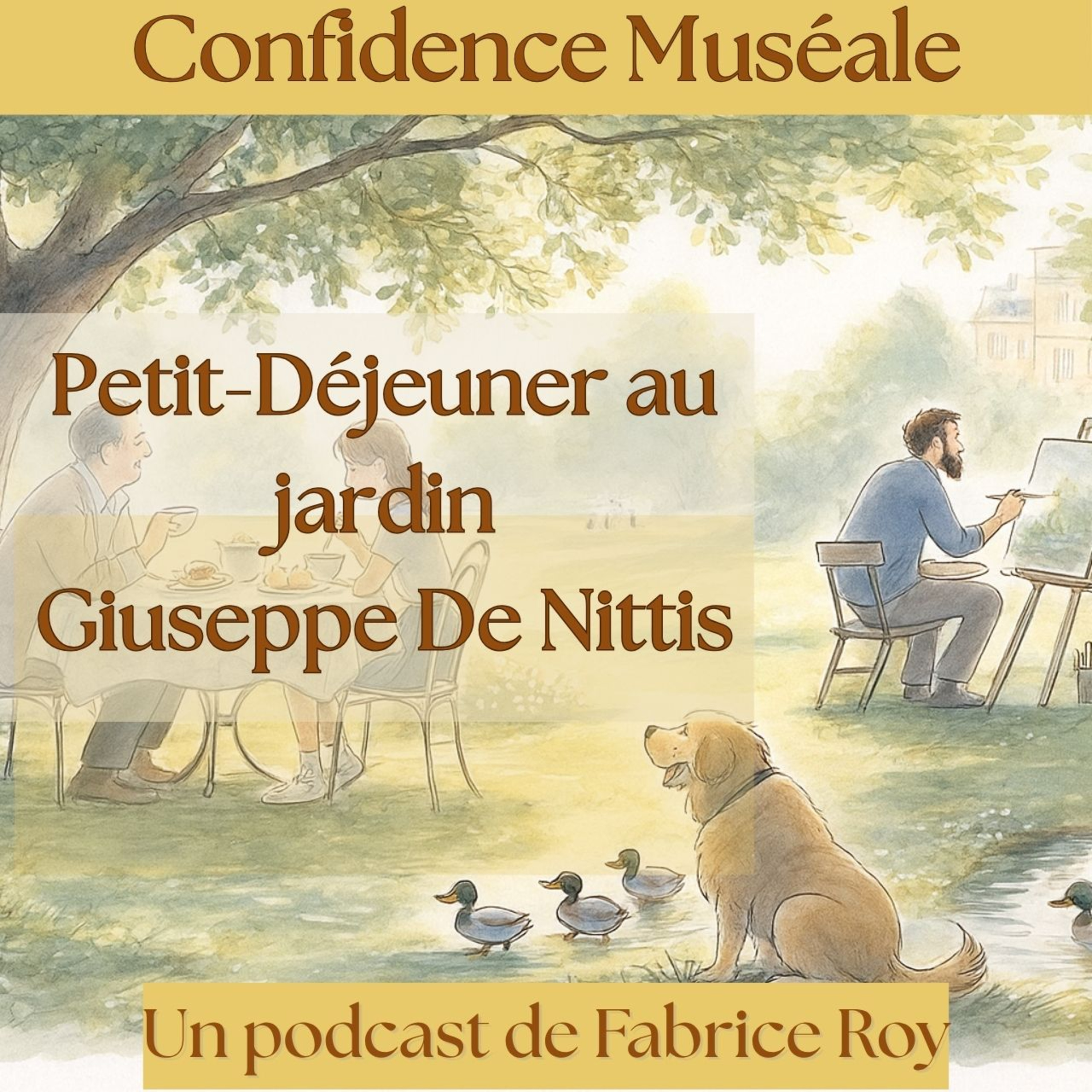 Petit-déjeuner au jardin - Giuseppe De Nittis