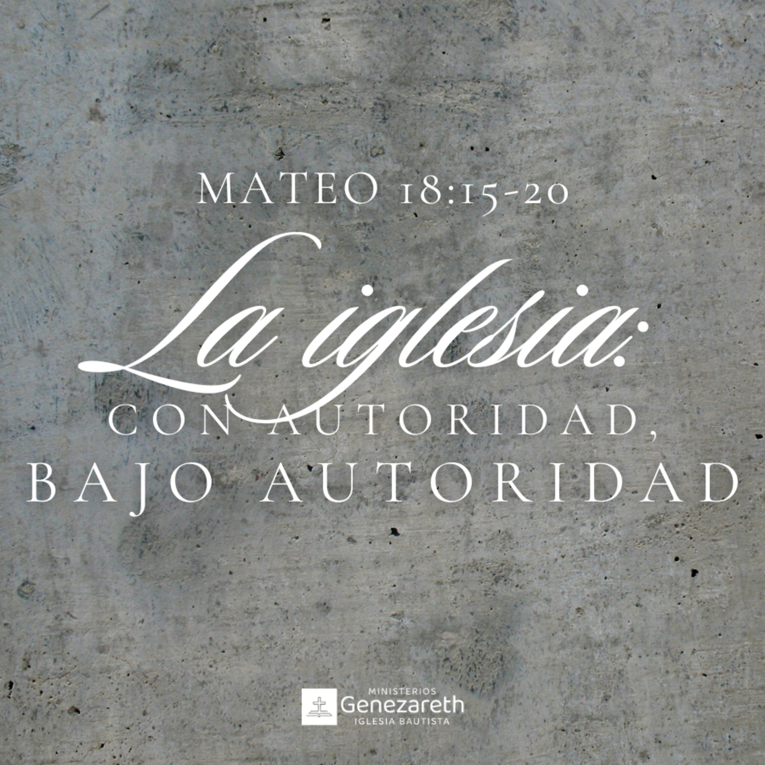 La iglesia: con autoridad, bajo autoridad  episode artwork