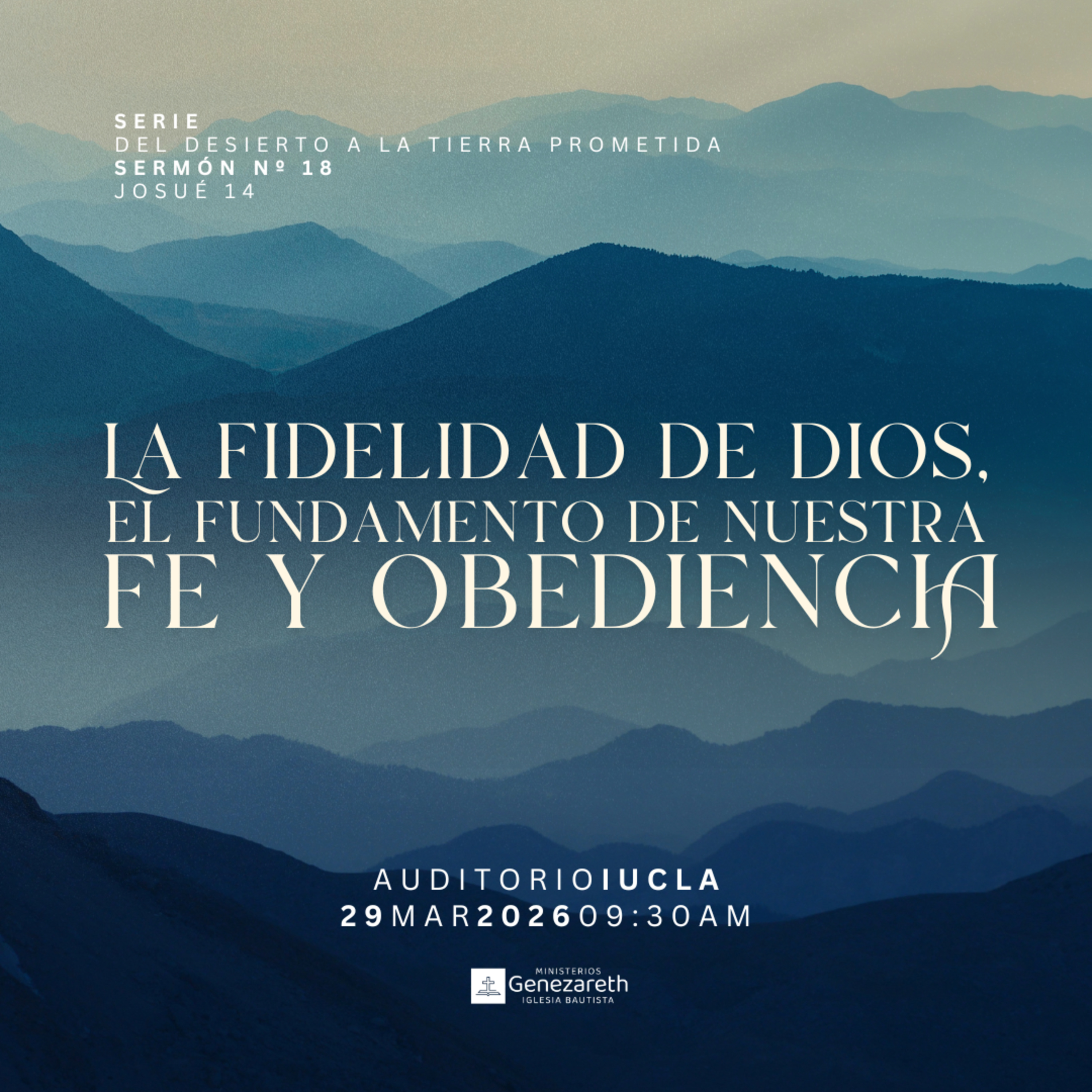 La fidelidad de Dios: el fundamento de nuestra fe y obediencia | Josué 14  episode artwork