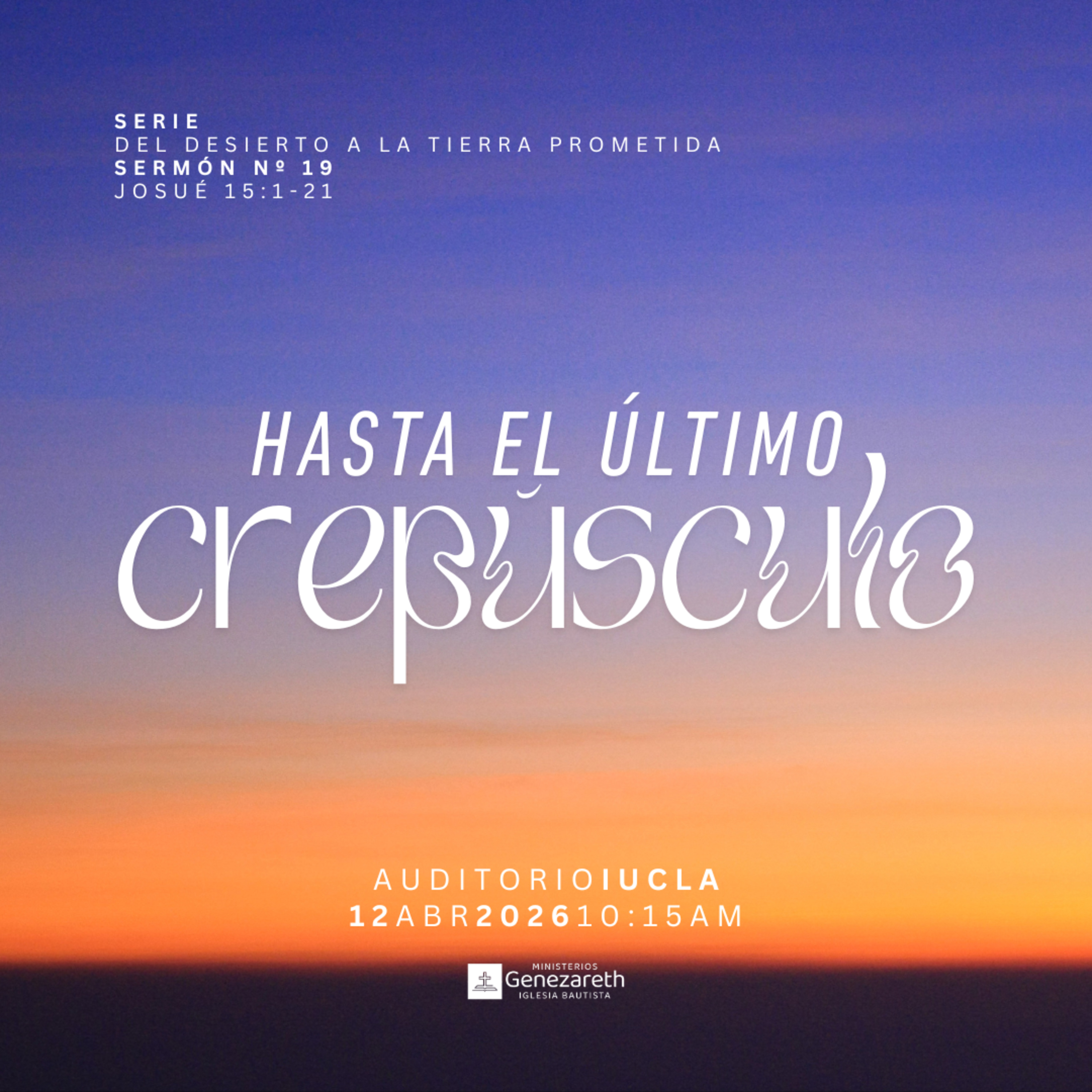Hasta el último crepúsculo | Josué 15-21 | Joe Owen episode artwork