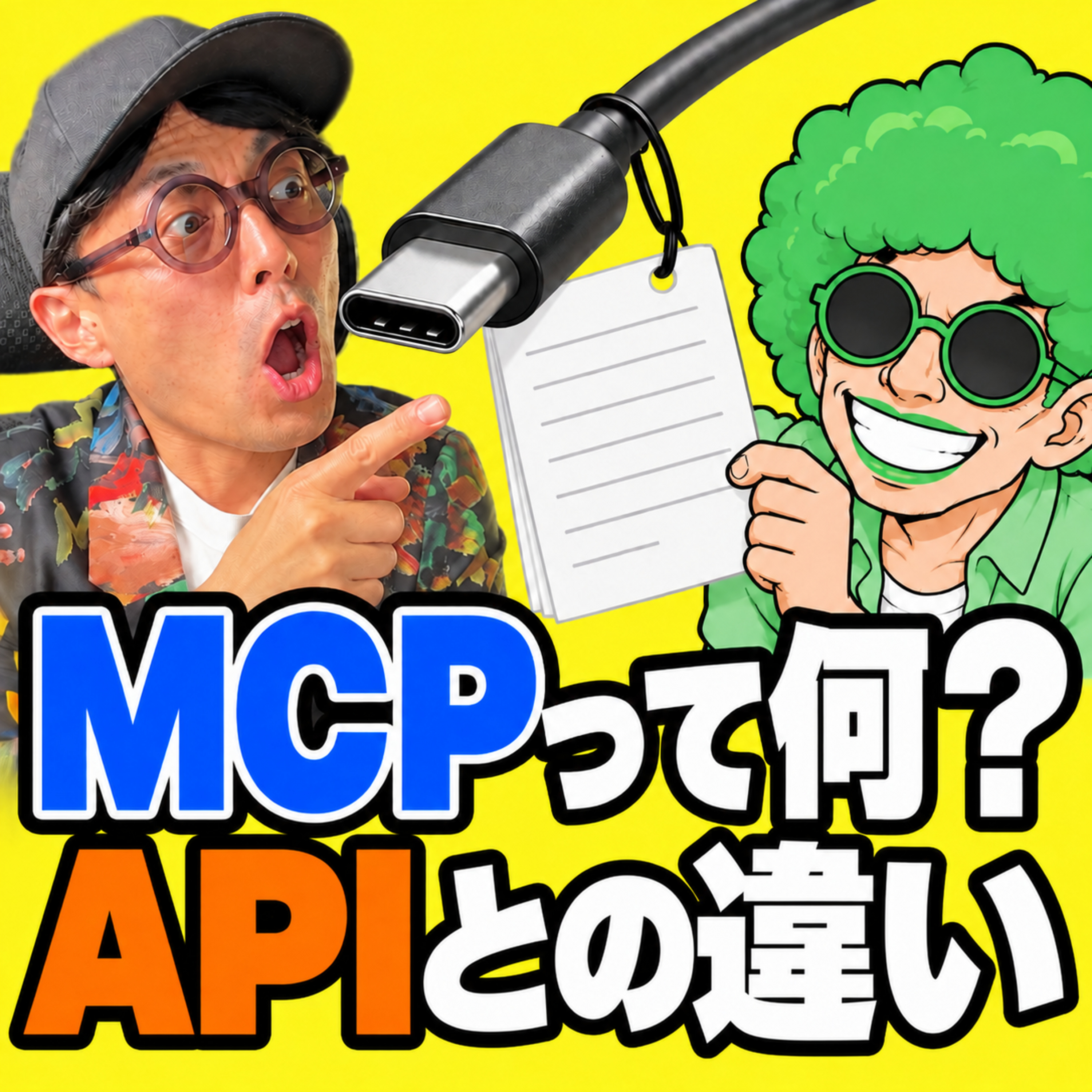 MCPとは何か。AI界のUSB-C以上の説明と、APIとの違い(ep.103) episode artwork