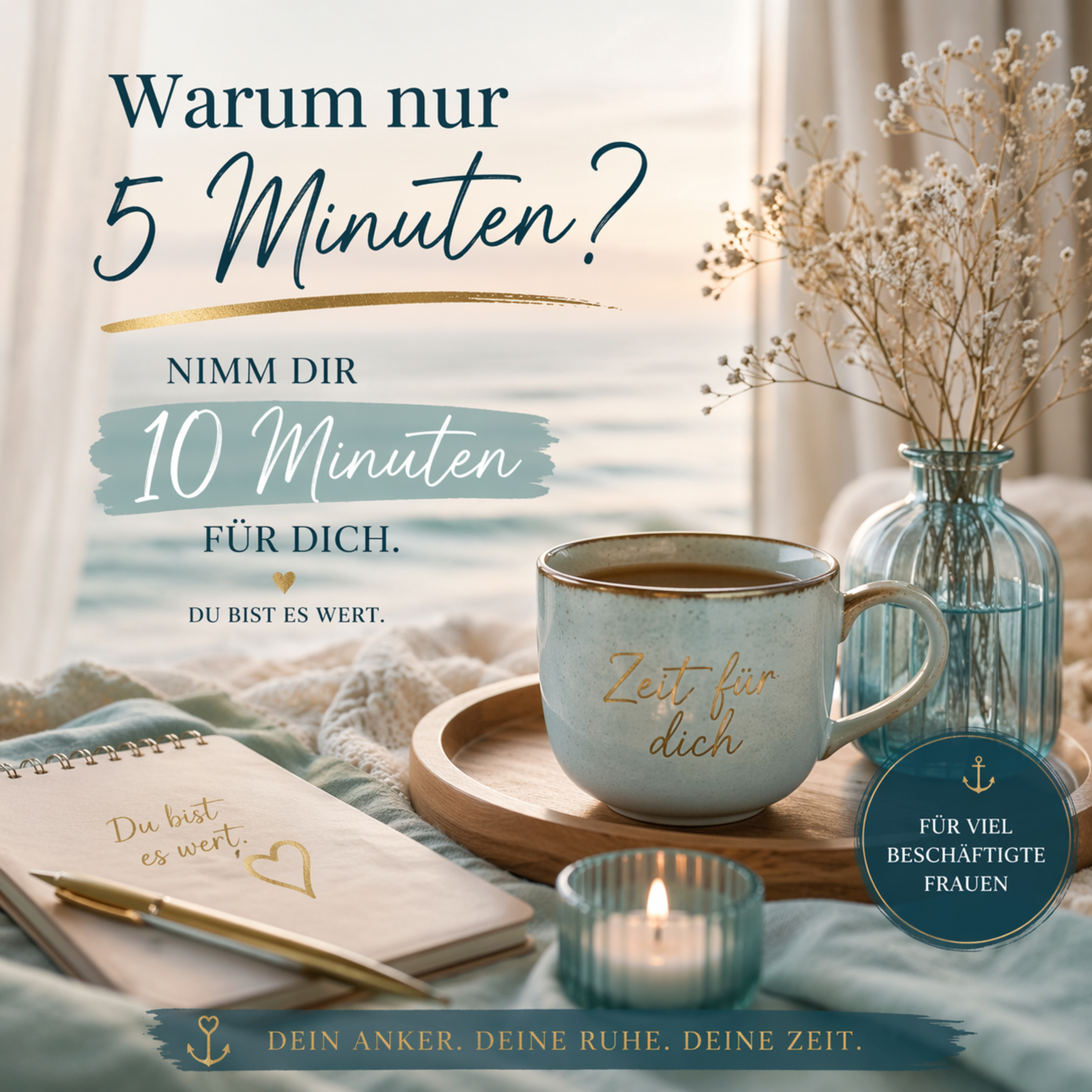Warum 5 Minuten nicht reichen – nimm dir 10 Minuten für dich episode artwork