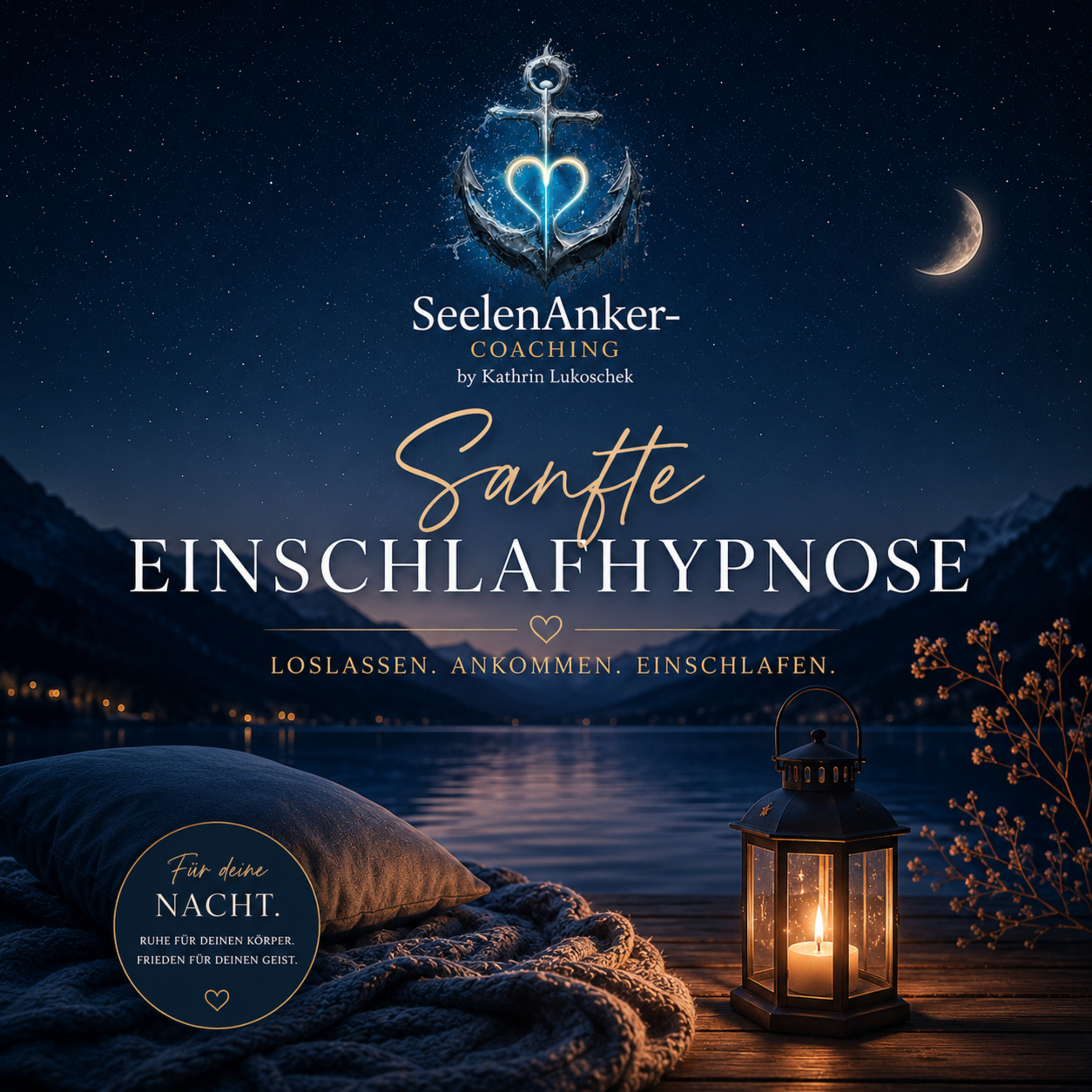 Sanfte Einschlafhypnose | Gedanken loslassen, innere Ruhe finden & entspannt einschlafen | SeelenAnker-Coaching episode artwork