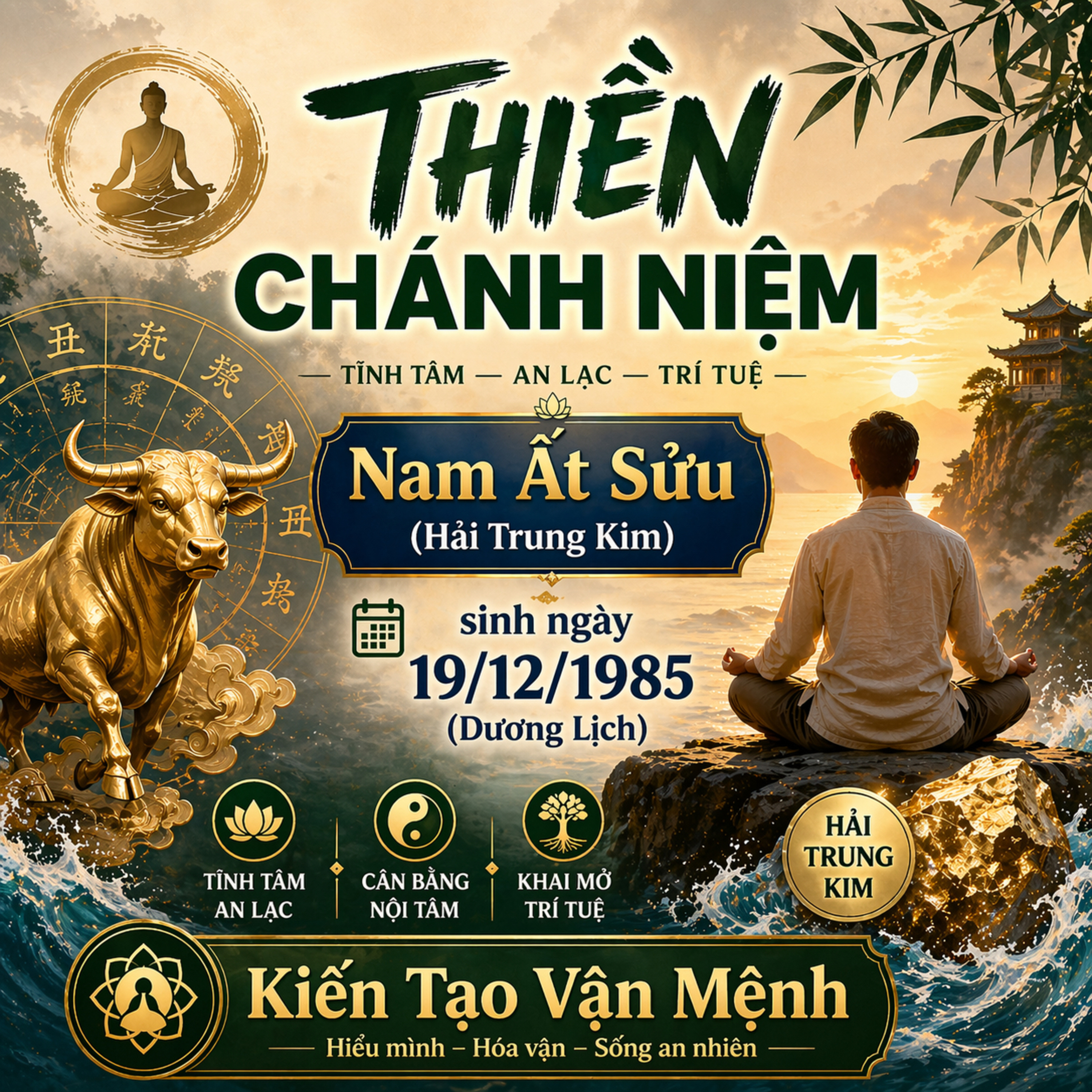 THIỀN CHÁNH NIỆM | Nam Ất Sửu (Hải Trung Kim) 19/12/1985 | Kiến Tạo Vận Mệnh episode artwork
