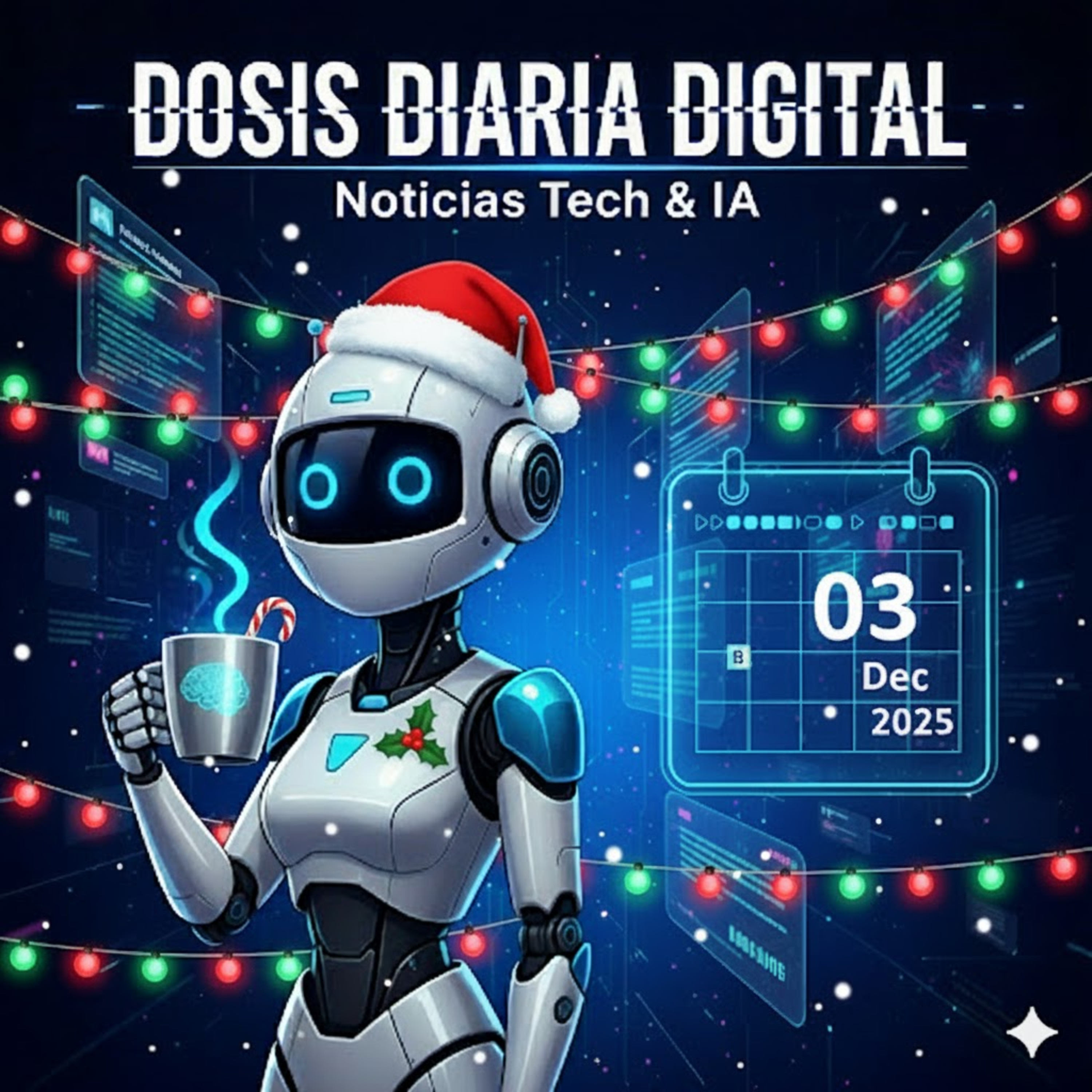 Episodio Especial: Alerta Roja y Agentes Autónomos de IA - Dosis Diaria Digital 20251203 episode artwork