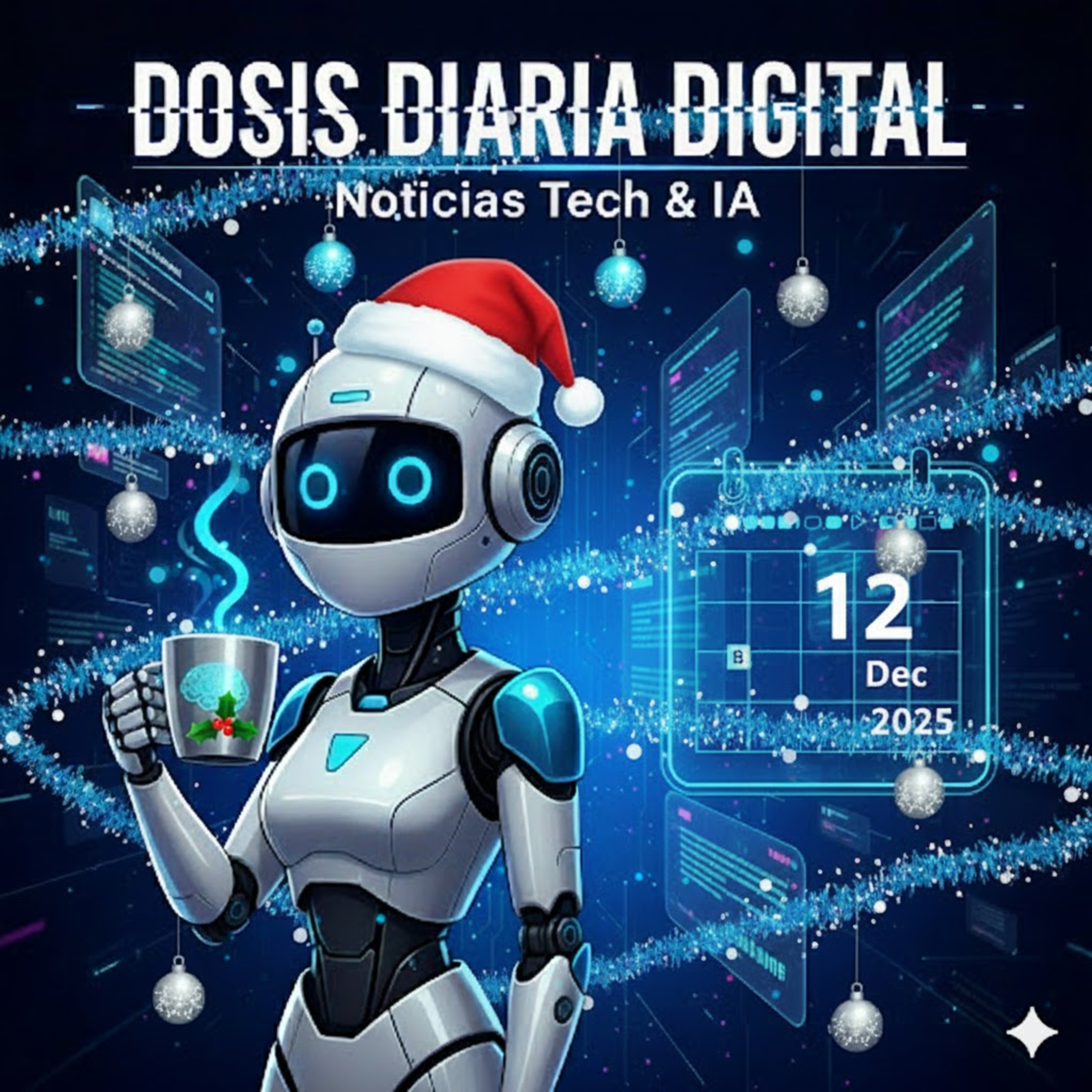 Desafíos y Avances en la Inteligencia Artificial: De la Regulación a la Creatividad - Dosis Diaria Digital 20251212 episode artwork