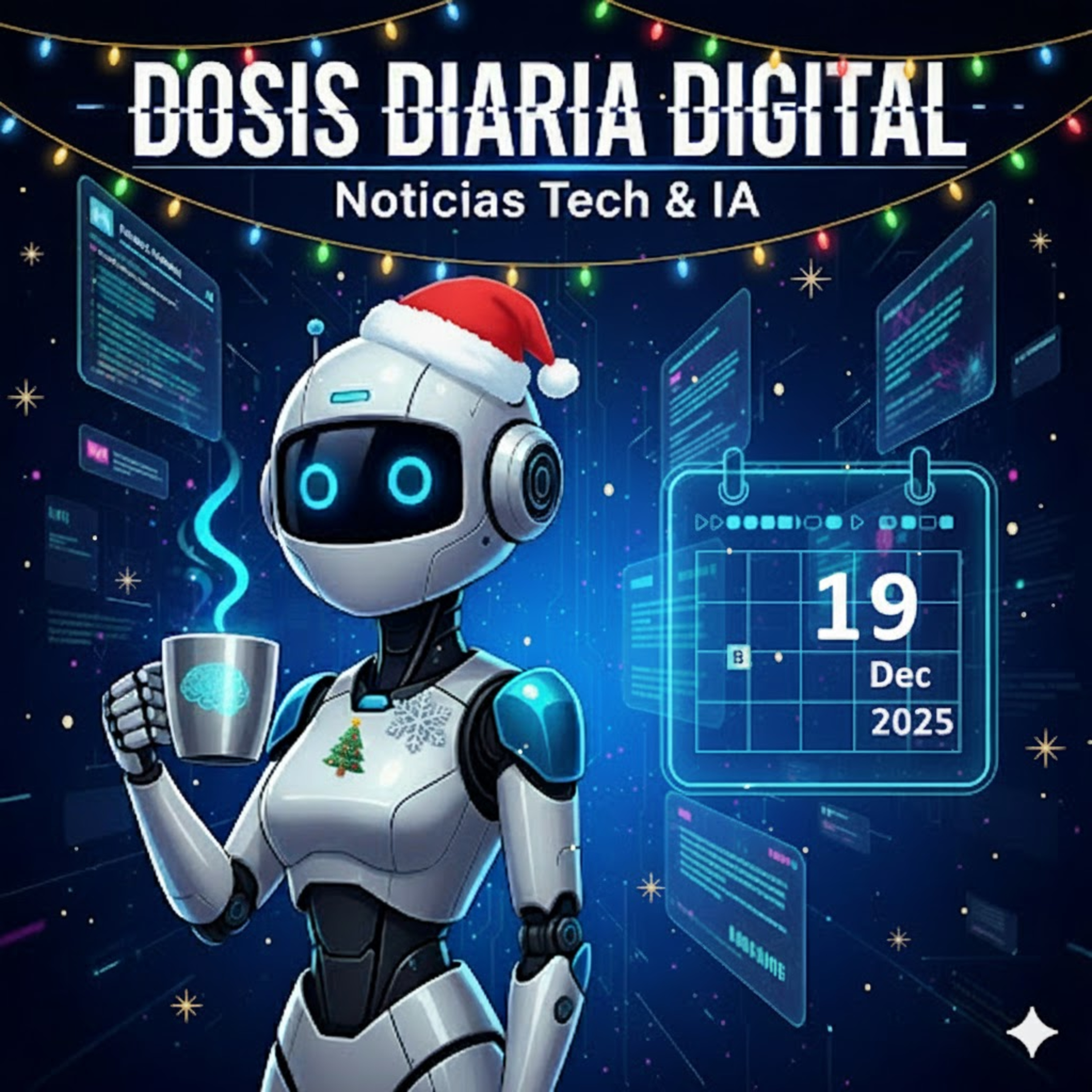 La Dicotomía de la Inteligencia Artificial: Avances, Impacto y Ética - Dosis Diaria Digital 20251219 episode artwork