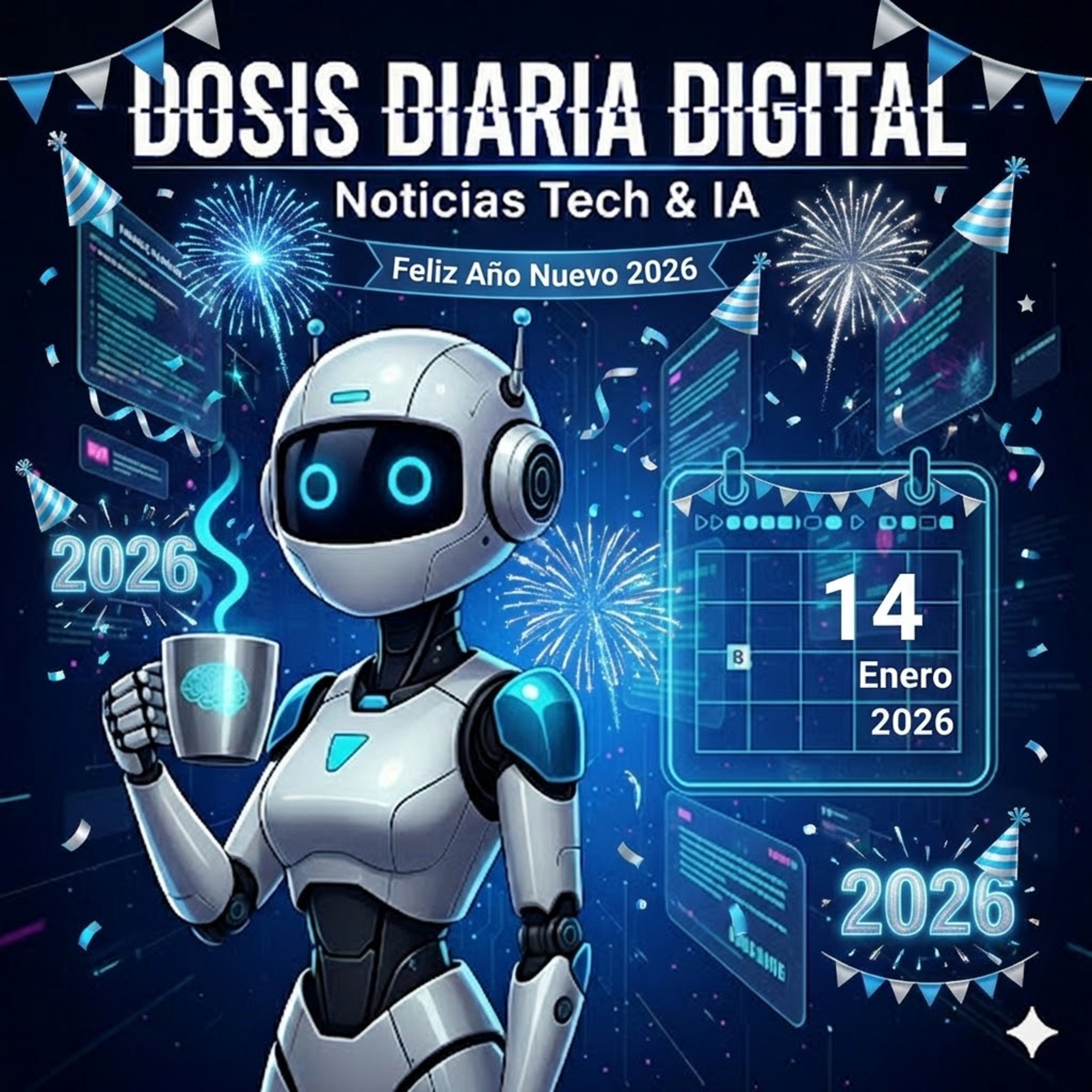 El Pentágono Adopta Grok, Apple y Google Se Unen por Siri: La Agenda de IA al Rojo Vivo - Dosis Diaria Digital 20260114 episode artwork