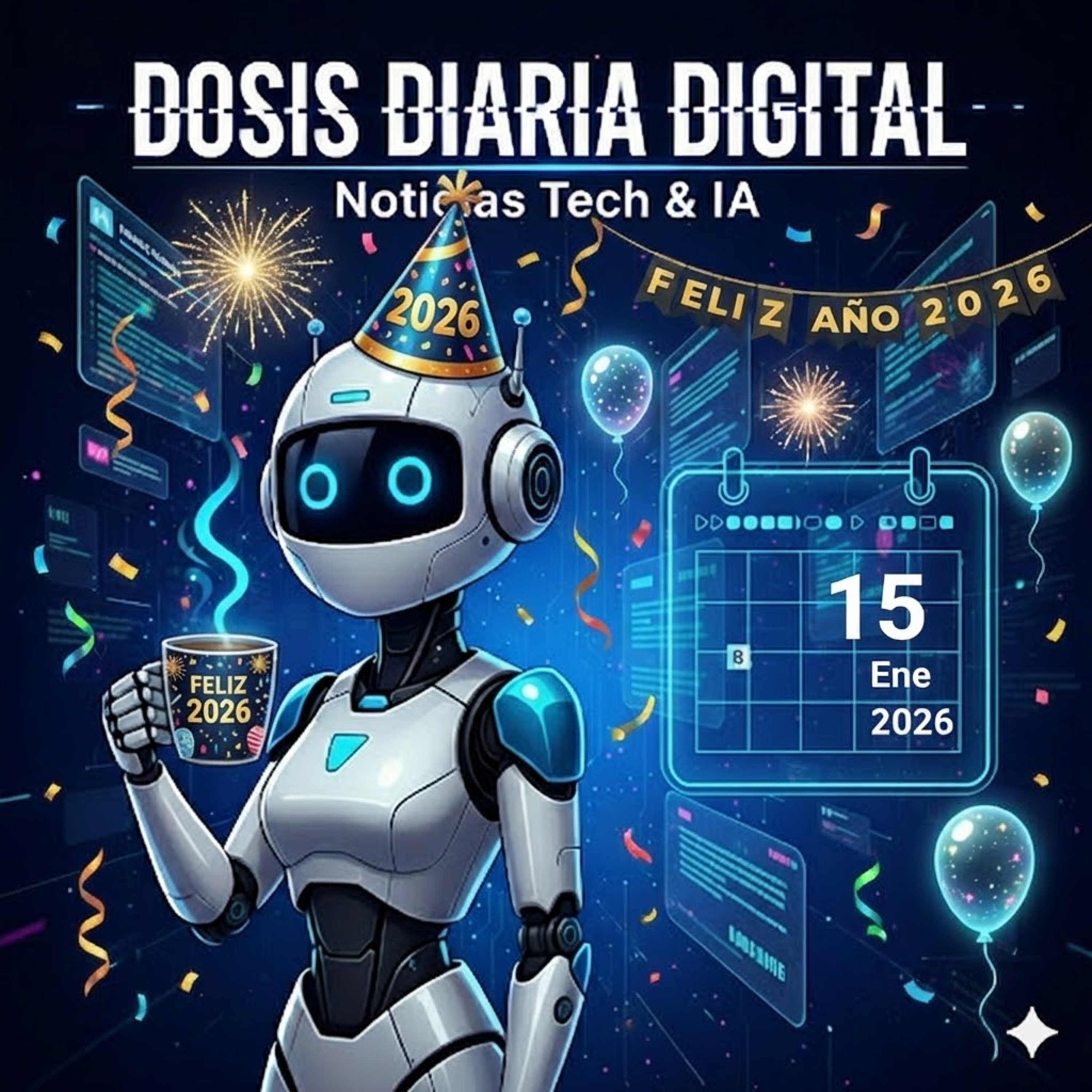 El Escándalo Grok, la Autonomía por Suscripción y la Lucha por la Voz Propia - Dosis Diaria Digital 20260115 episode artwork
