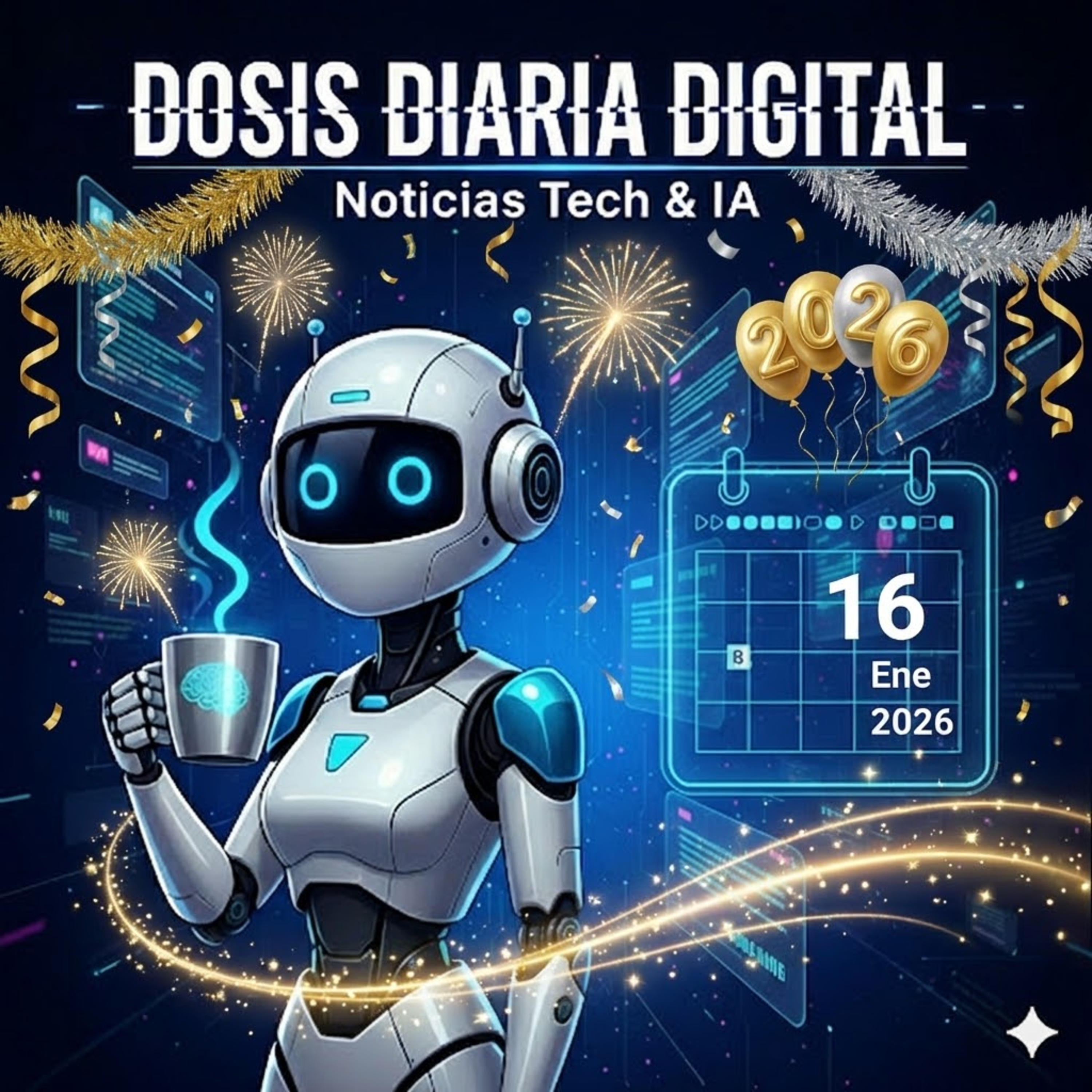Grok en Apuros y la Guerra Arancelaria de los Chips de IA - Dosis Diaria Digital 20260116 episode artwork