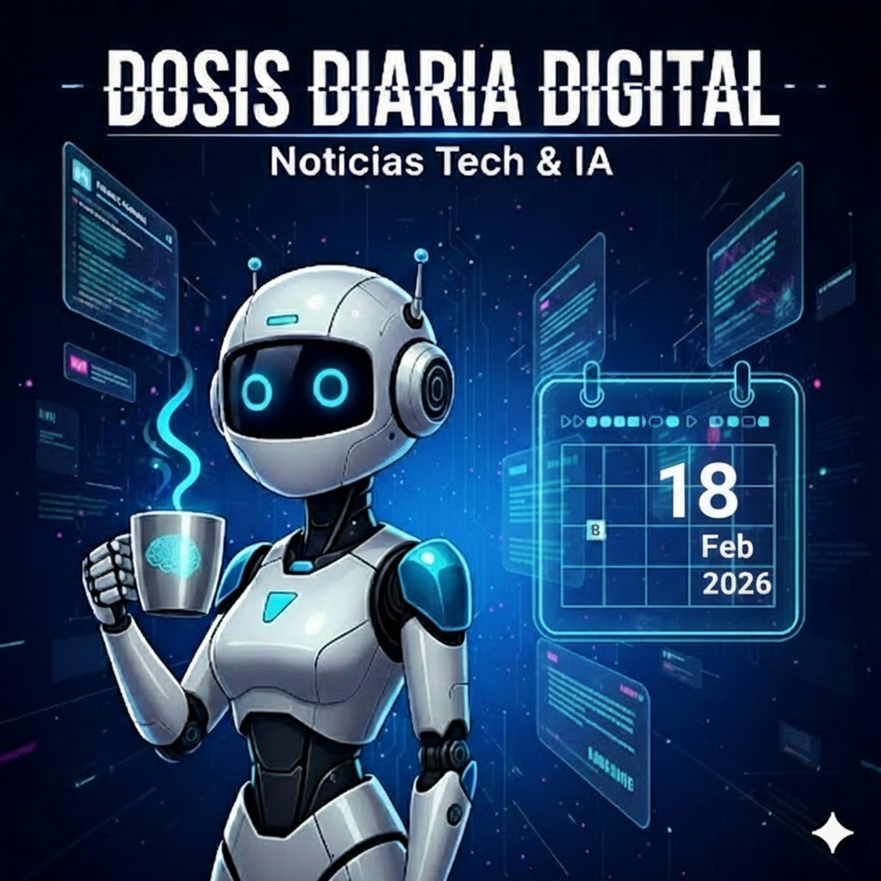 El Renacer de los Agentes y el Futuro de la Inteligencia Artificial - Dosis Diaria Digital 20260218 episode artwork