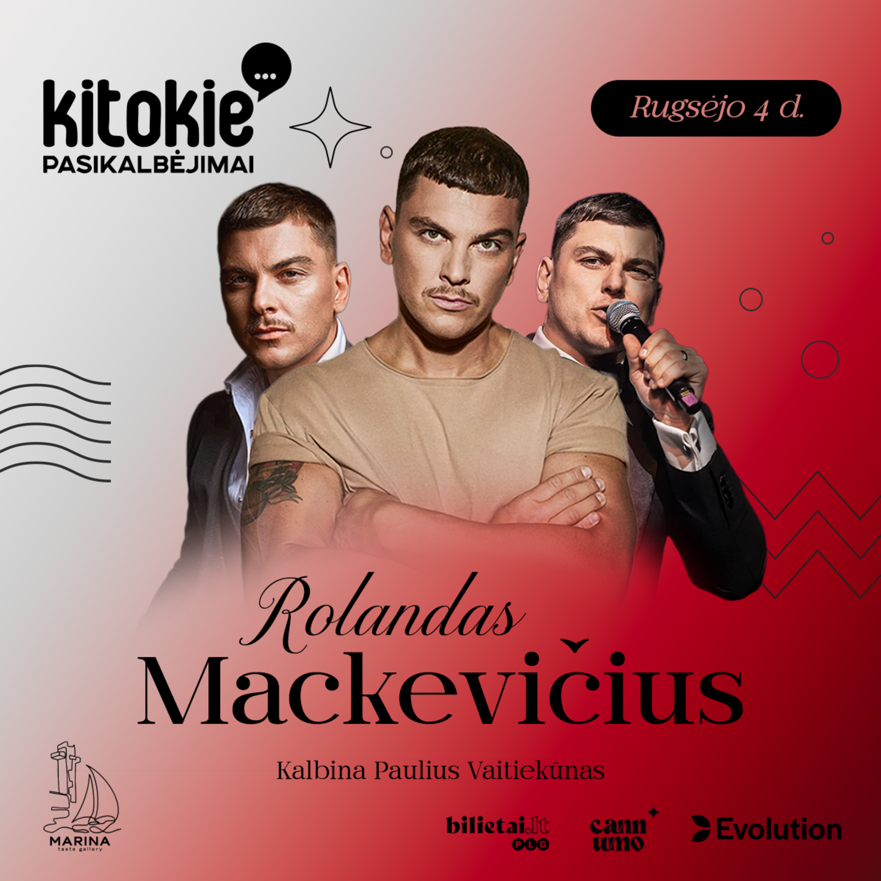 „Kitokie pasikalbėjimai“ su Rolandu Mackevičiumi