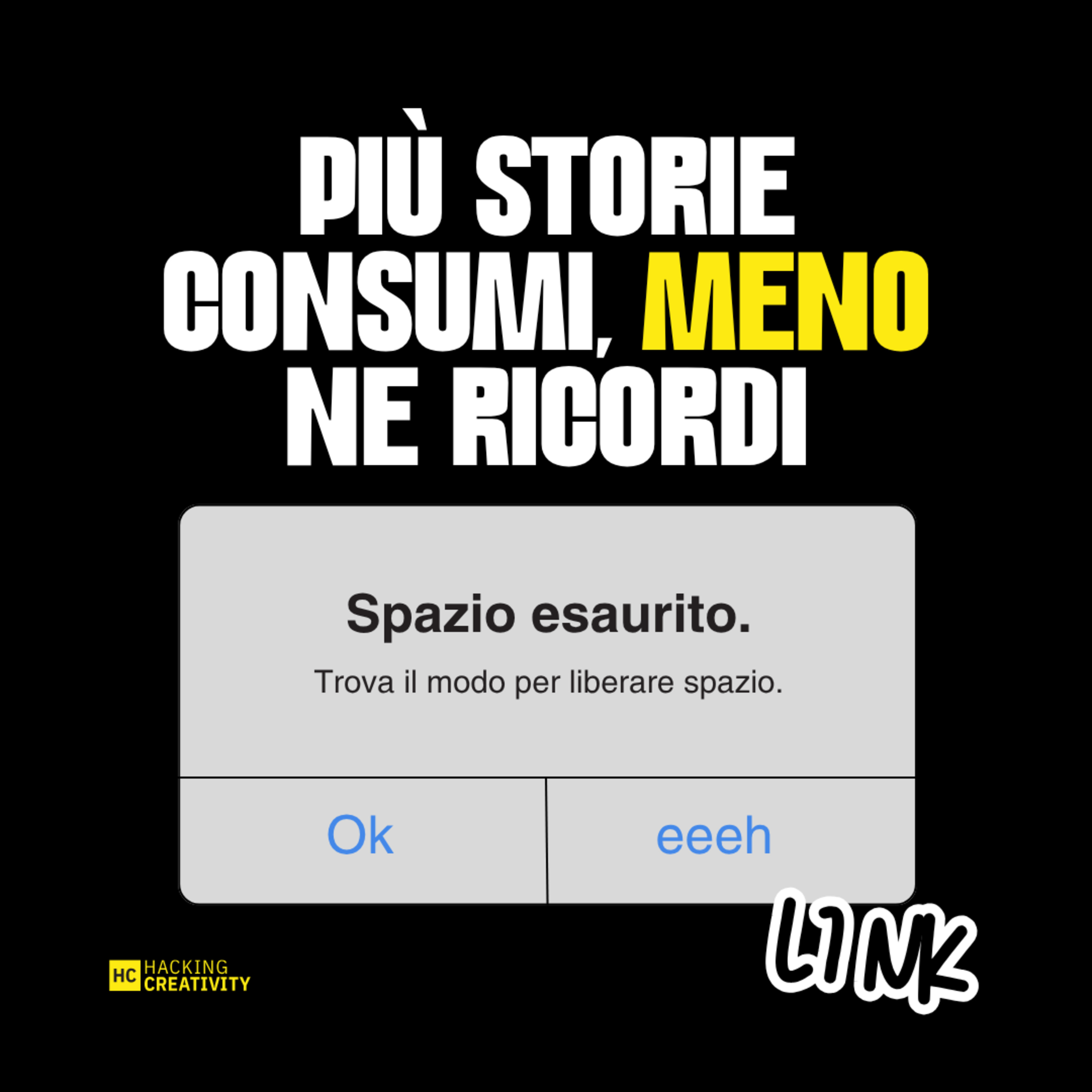 438 - Più storie consumi, meno ne ricordi [LINK] episode artwork