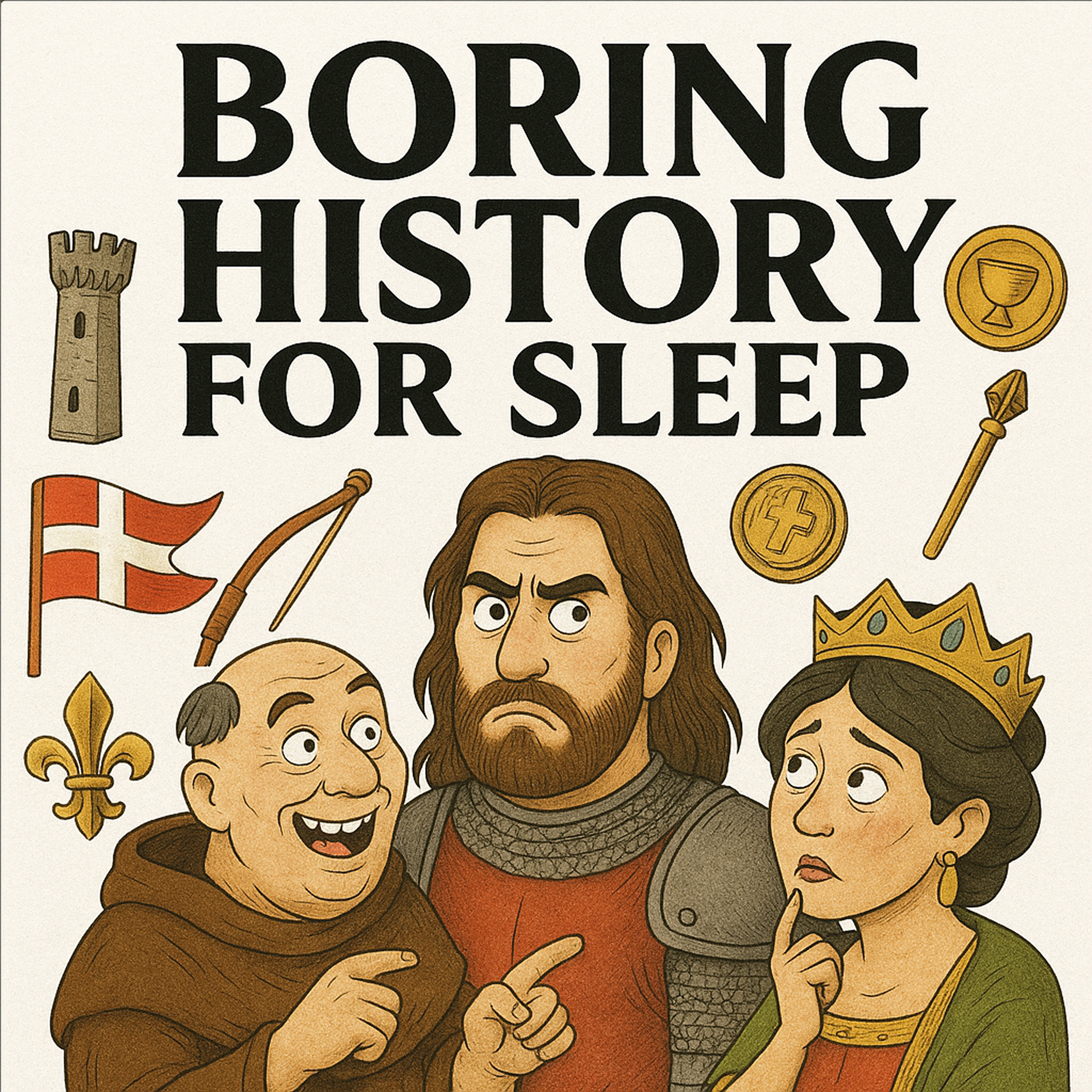 Caballeros, pasta y plagas: el recorrido más soñoliento por la Italia medieval | Boring History for Sleep episode artwork