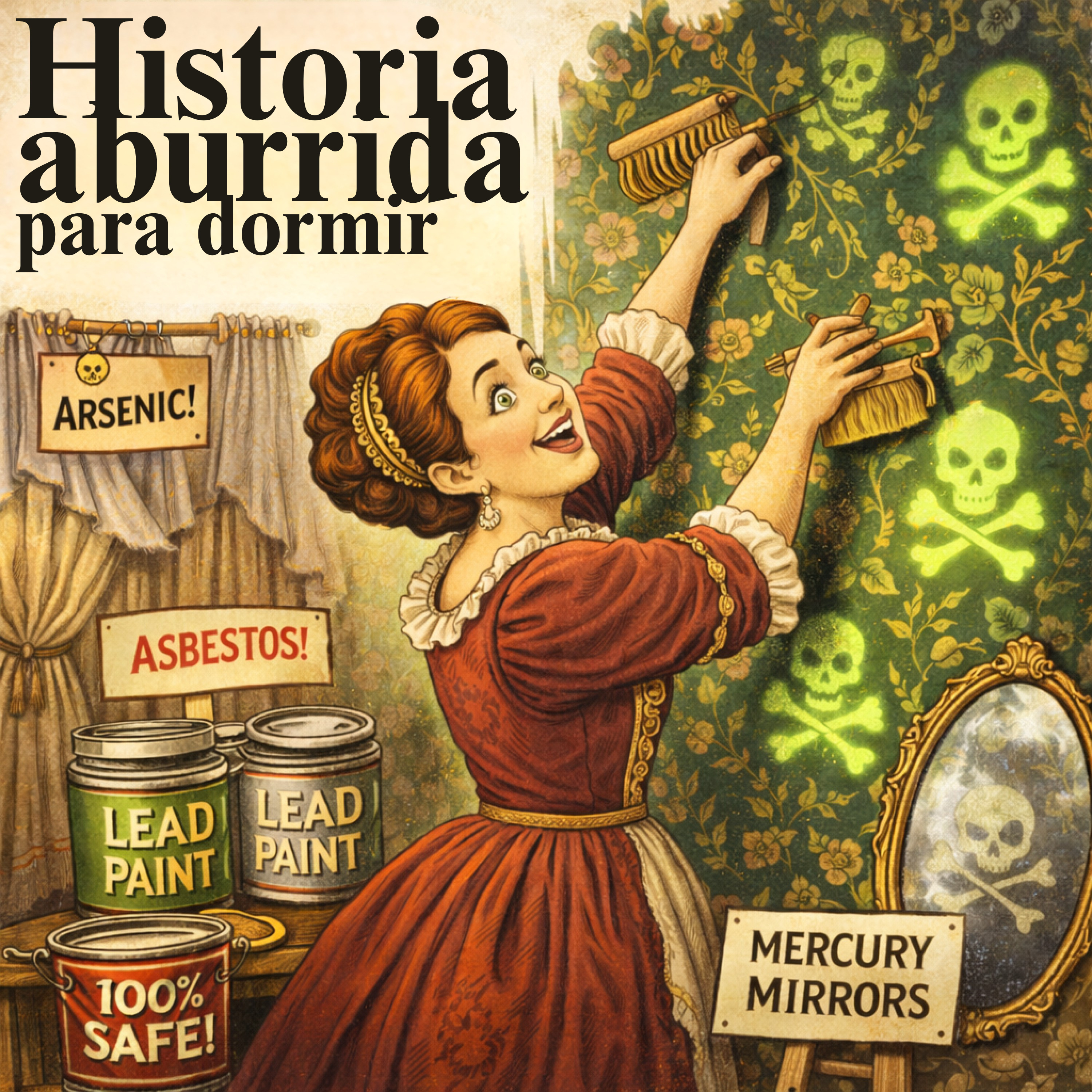 Muerte por papel tapiz en la era victoriana 💤 | Historia Aburrida para Dormir episode artwork