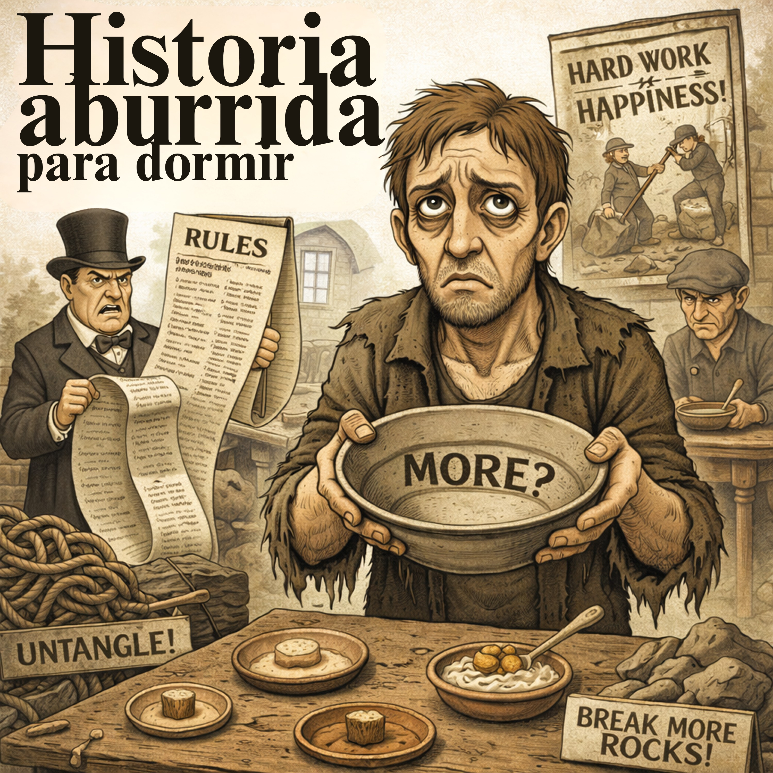 La vida en un asilo de trabajo victoriano 💤 | Historia Aburrida para Dormir episode artwork