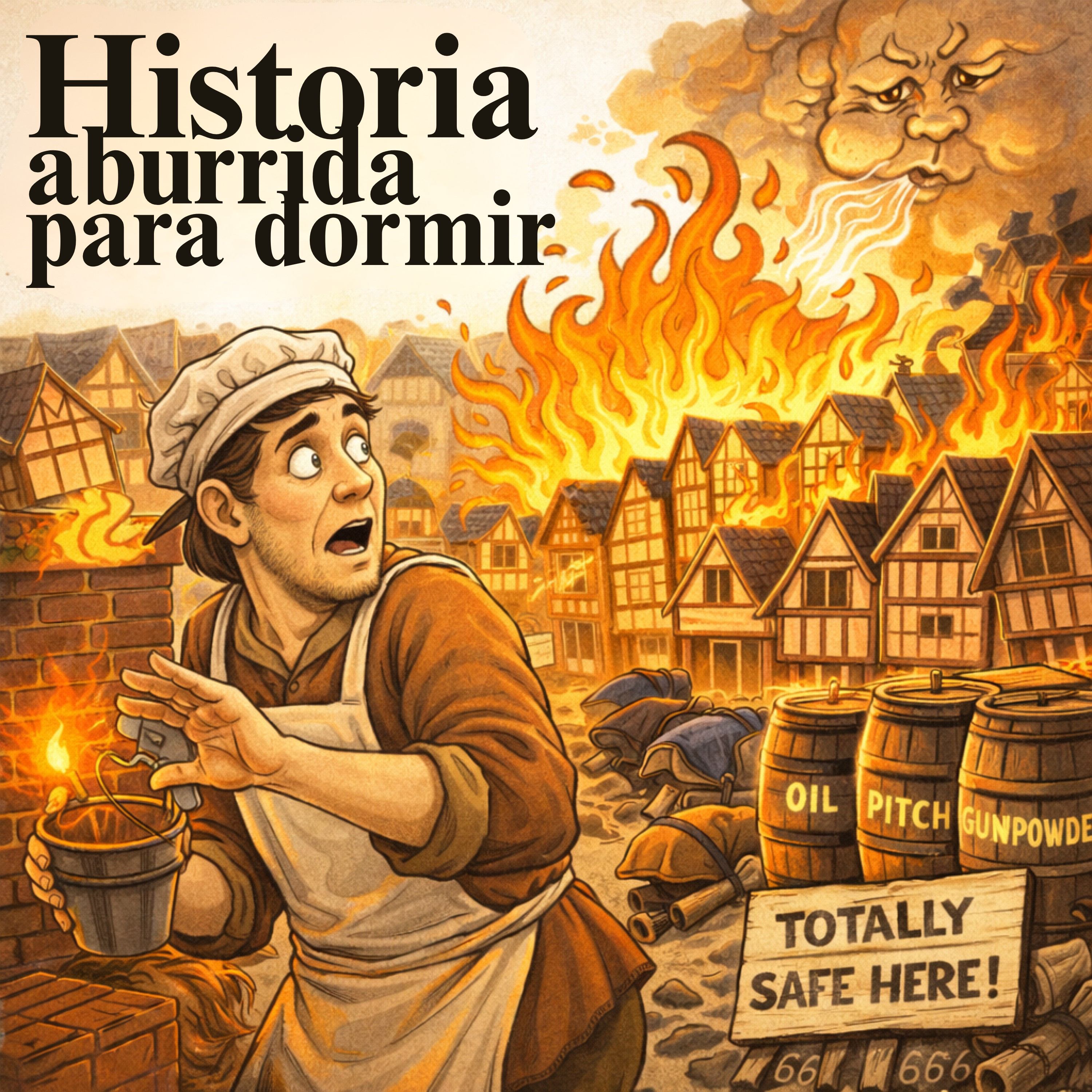 El Gran Incendio de Londres fue peor de lo que imaginas 💤 | Historia Aburrida para Dormir episode artwork