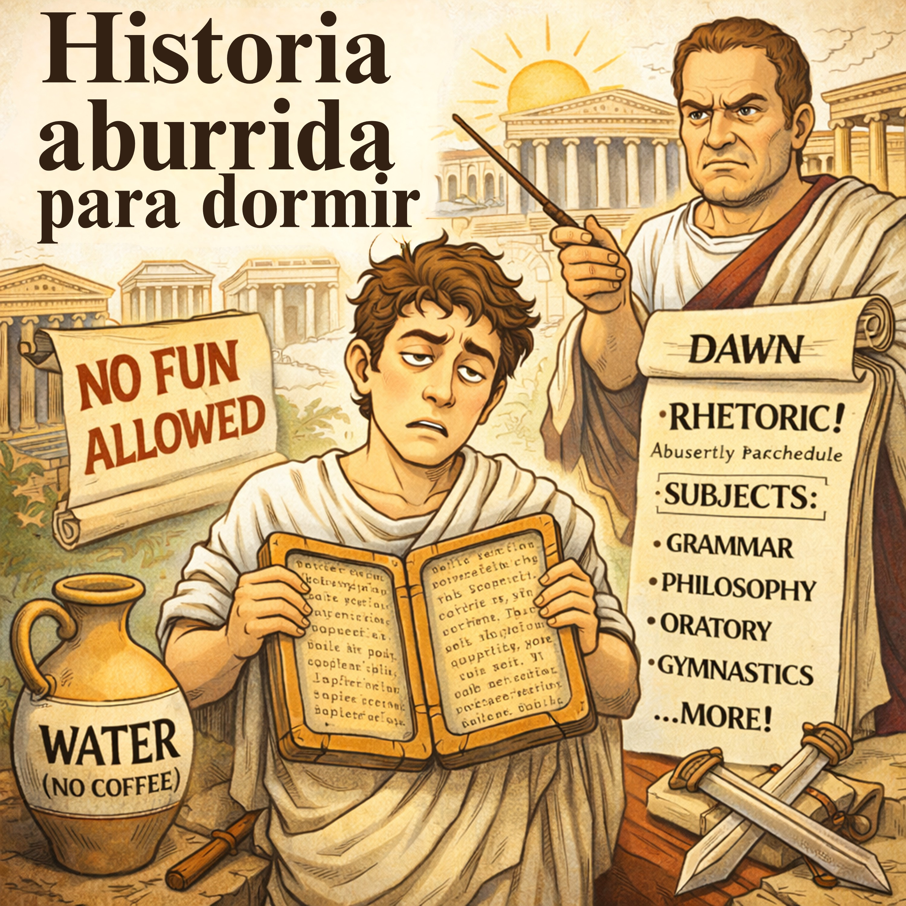 Tu vida como adolescente en la Antigua Roma 💤 | Historia Aburrida para Dormir episode artwork