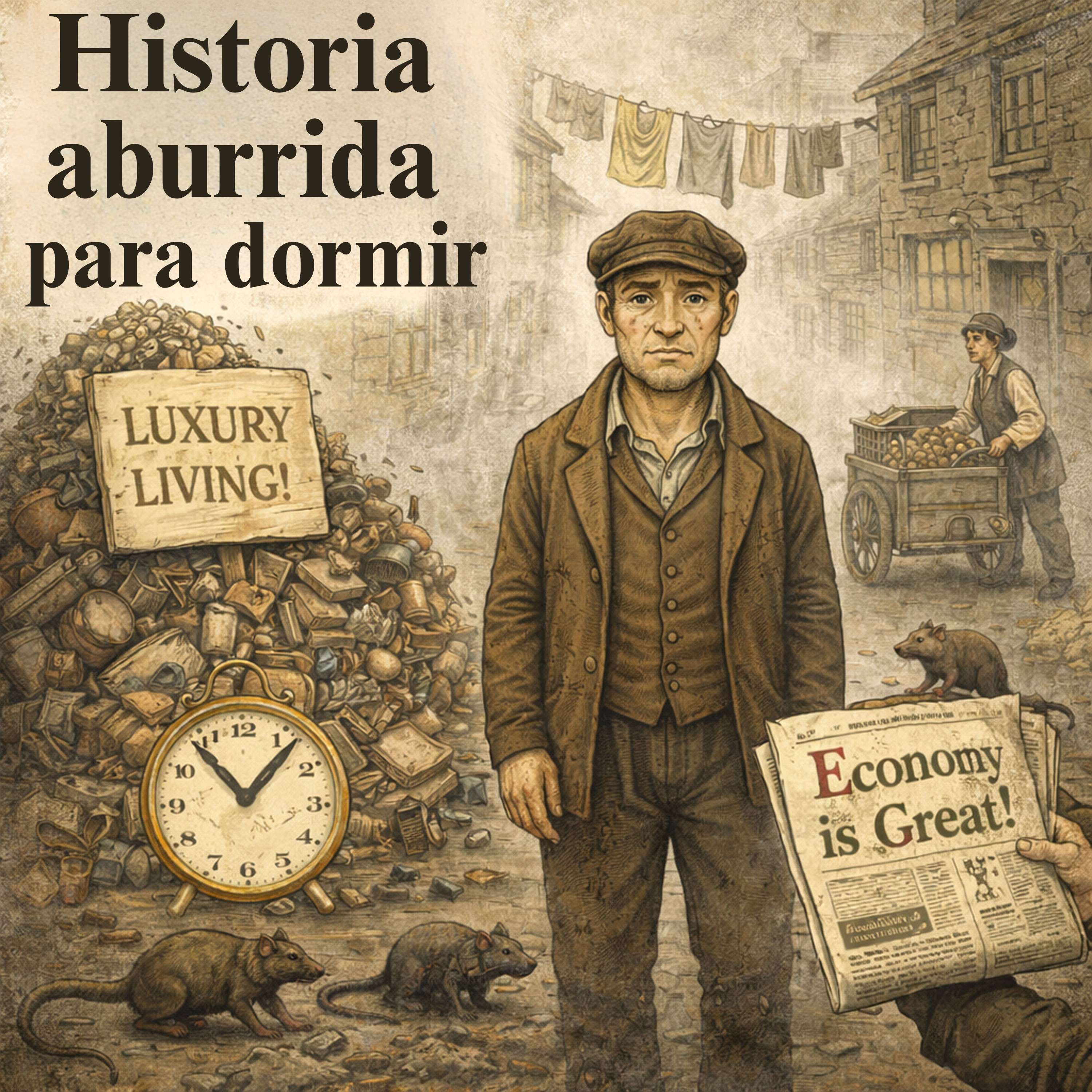 La vida diaria en los barrios pobres victorianos 💤 | Historia Aburrida para Dormir episode artwork