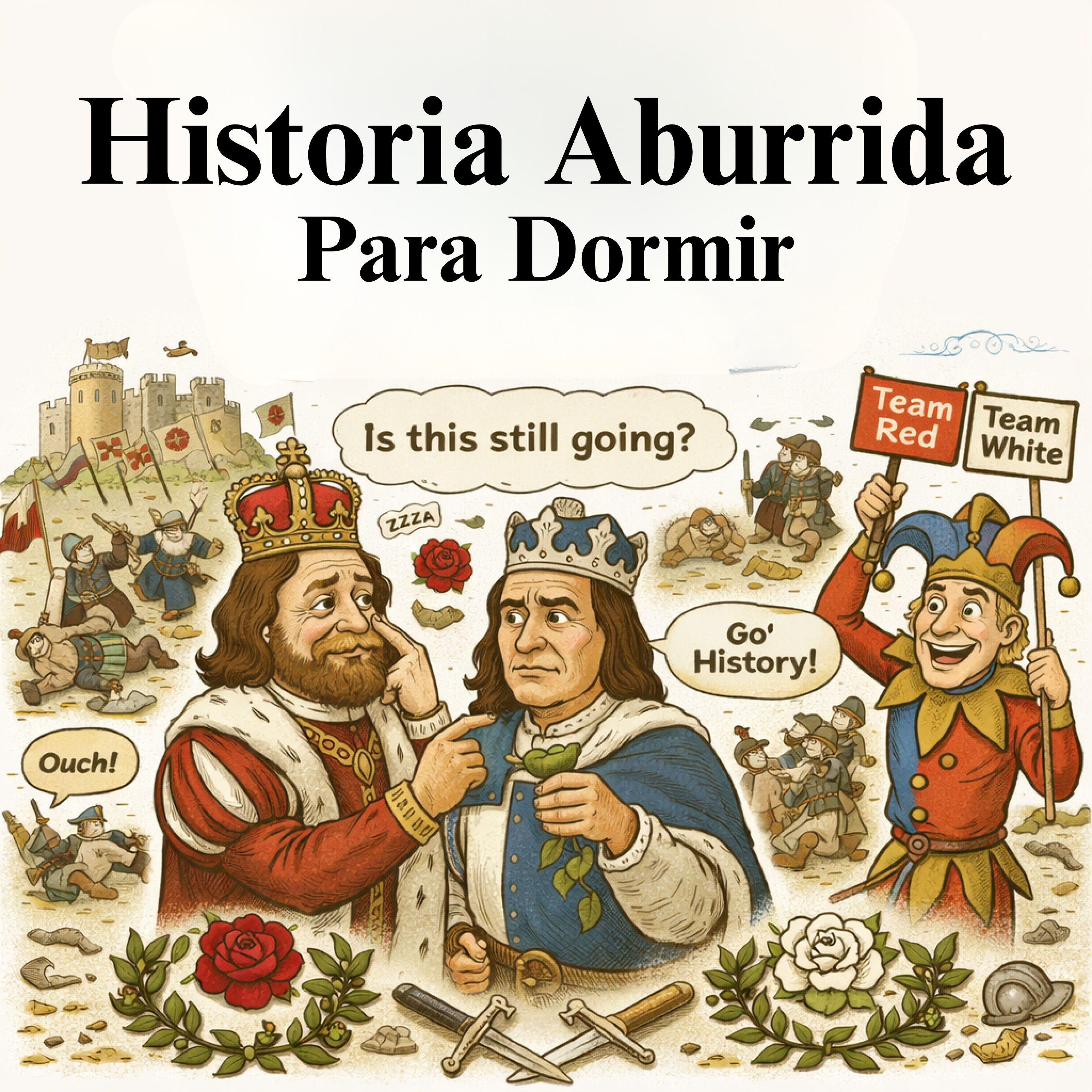La historia completa de las Guerras de las Rosas 💤 | Historia Aburrida para Dormir episode artwork