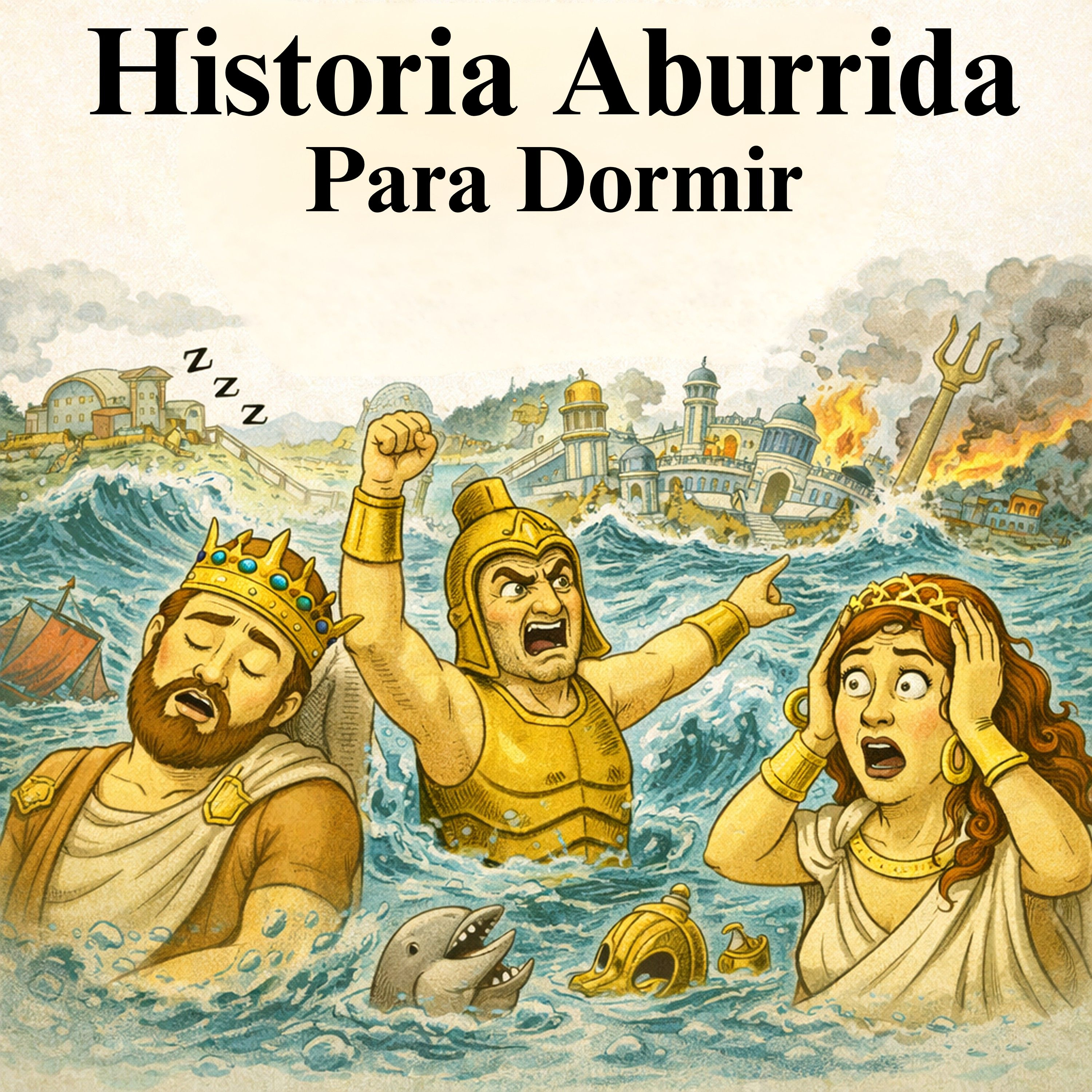 Duérmete con la historia completa de la Atlántida 💤 | Historia Aburrida para Dormir episode artwork