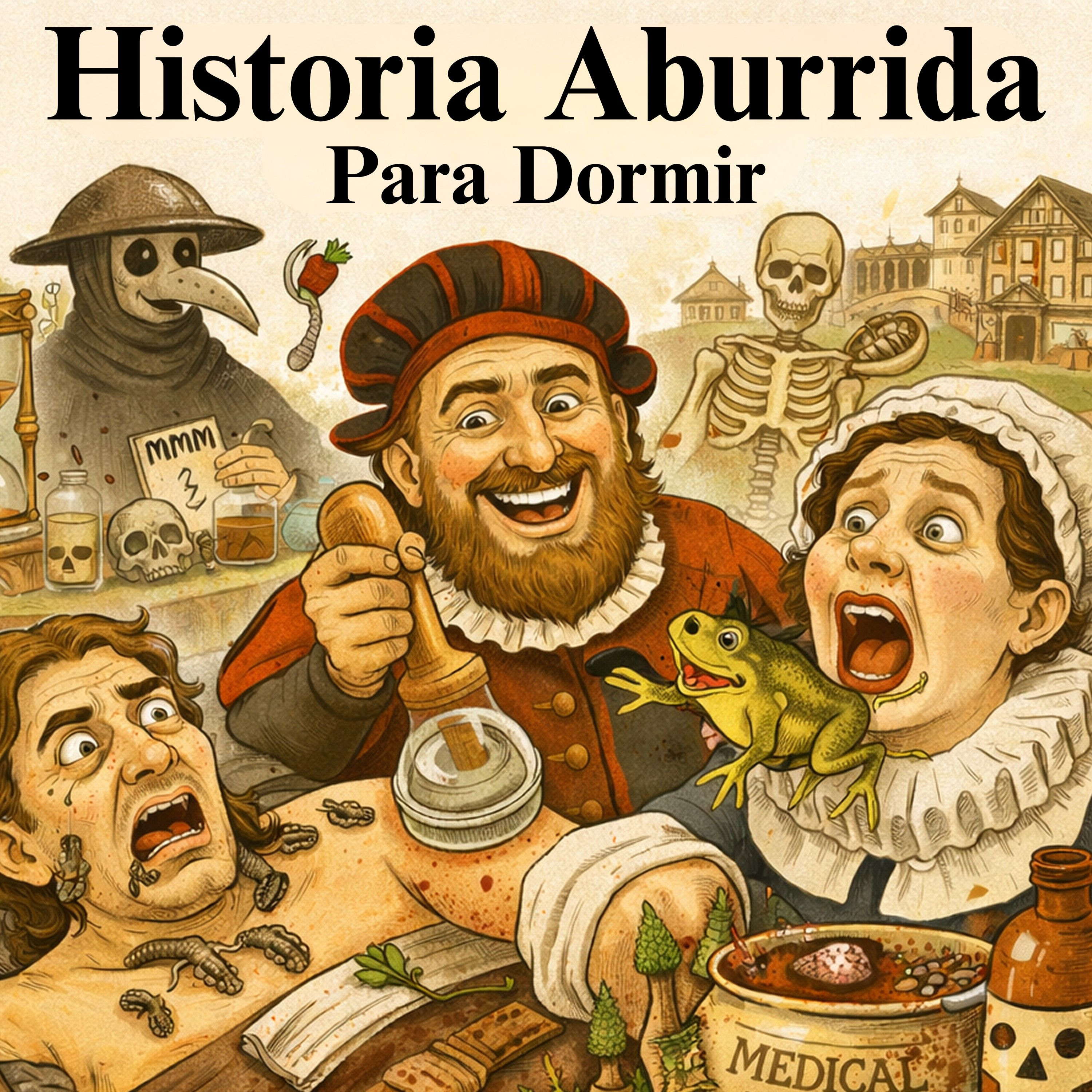 Los verdaderos peligros de la medicina Tudor: amenazas invisibles 💤 | Historia Aburrida para Dormir episode artwork