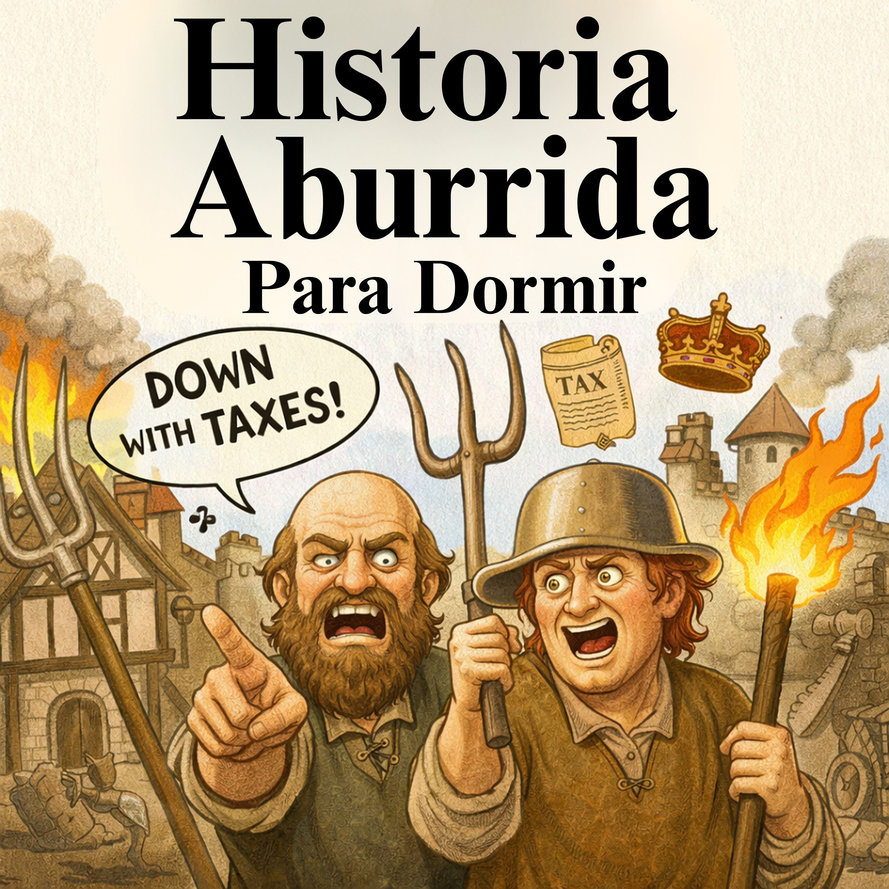 La verdadera historia de la revuelta campesina de 1381 💤 | Historia Aburrida para Dormir episode artwork