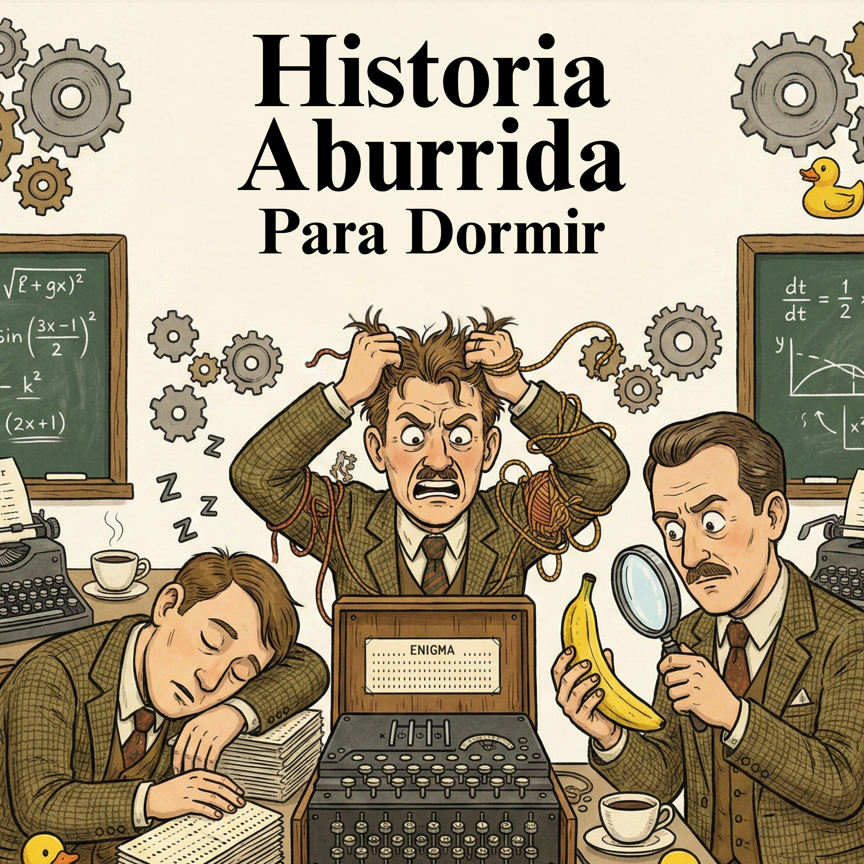 La historia de cómo se descifró el código Enigma 💤 | Historia Aburrida para Dormir