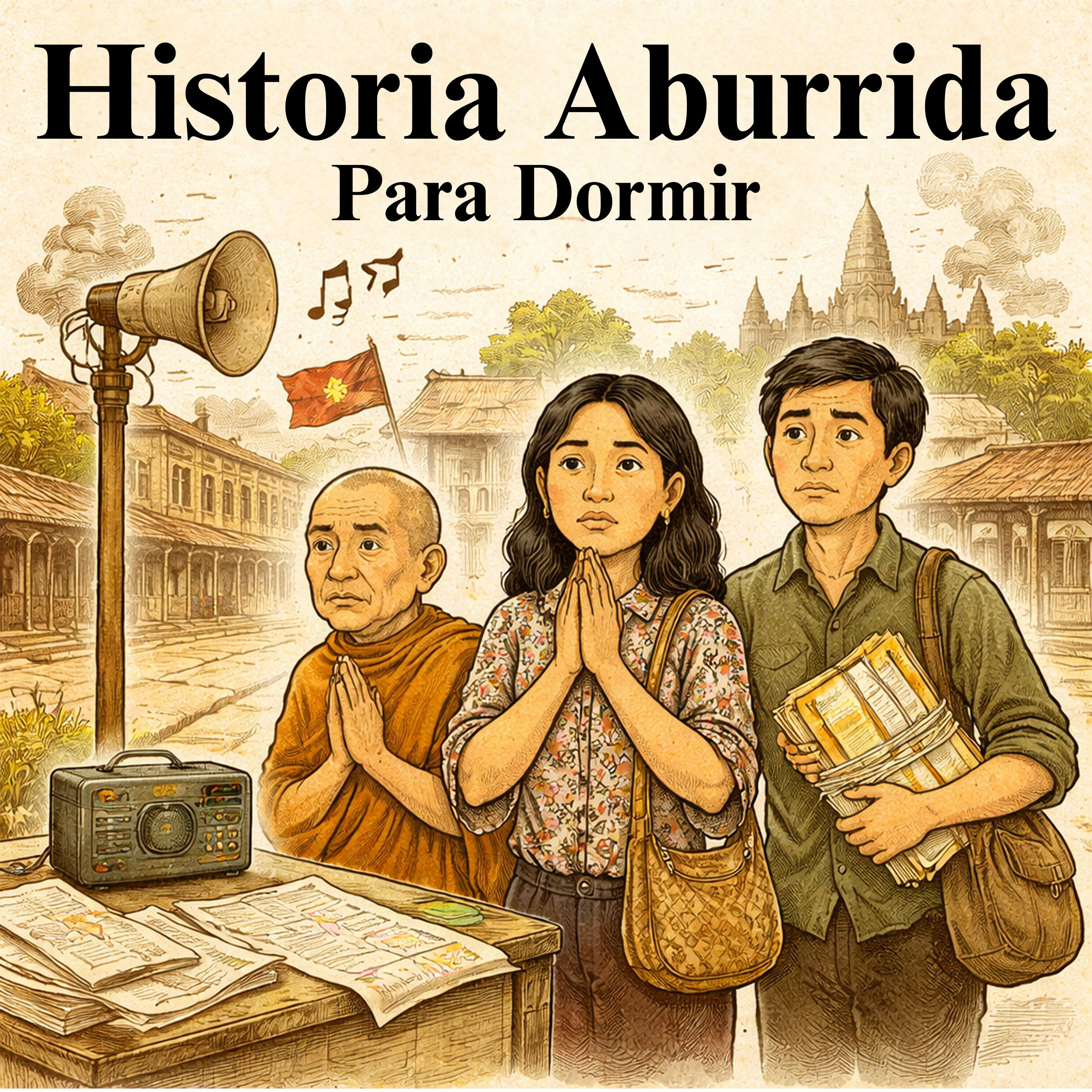 Camboya en 1975: la caída de Phnom Penh bajo los Jemeres Rojos 🇰🇭💤 | Historia Aburrida para Dormir