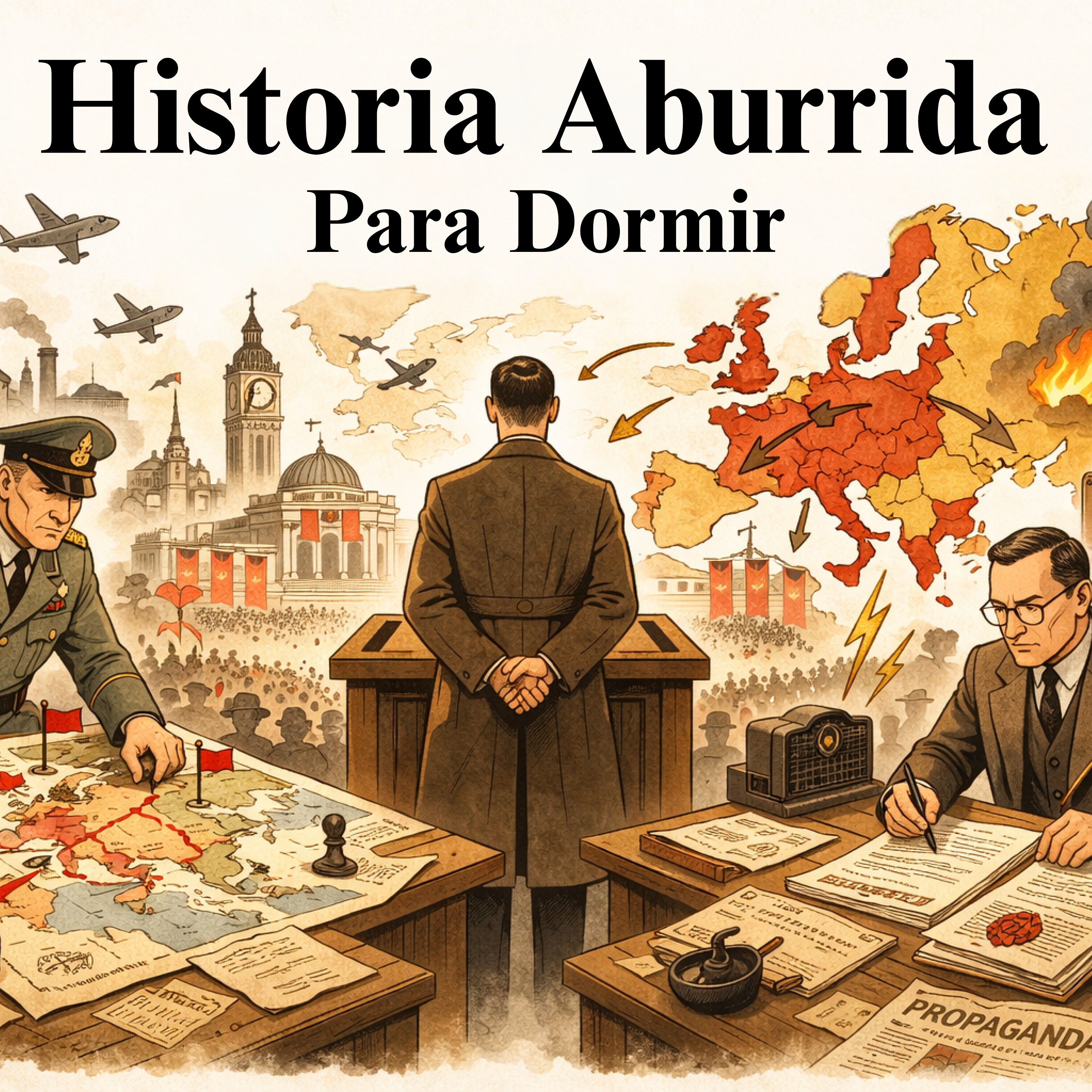Hitler y el ascenso de los regímenes totalitarios en Europa 💤 | Historia Aburrida para Dormir