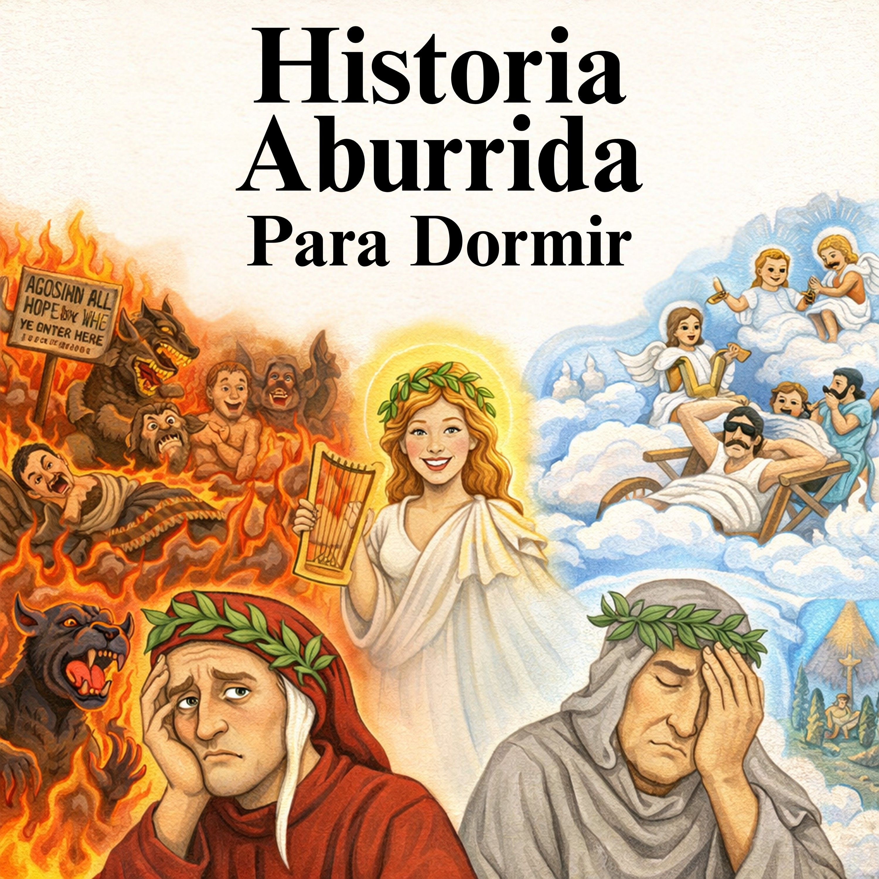 La Divina Comedia completa: Infierno, Purgatorio y Paraíso 💤 | Historia Aburrida para Dormir