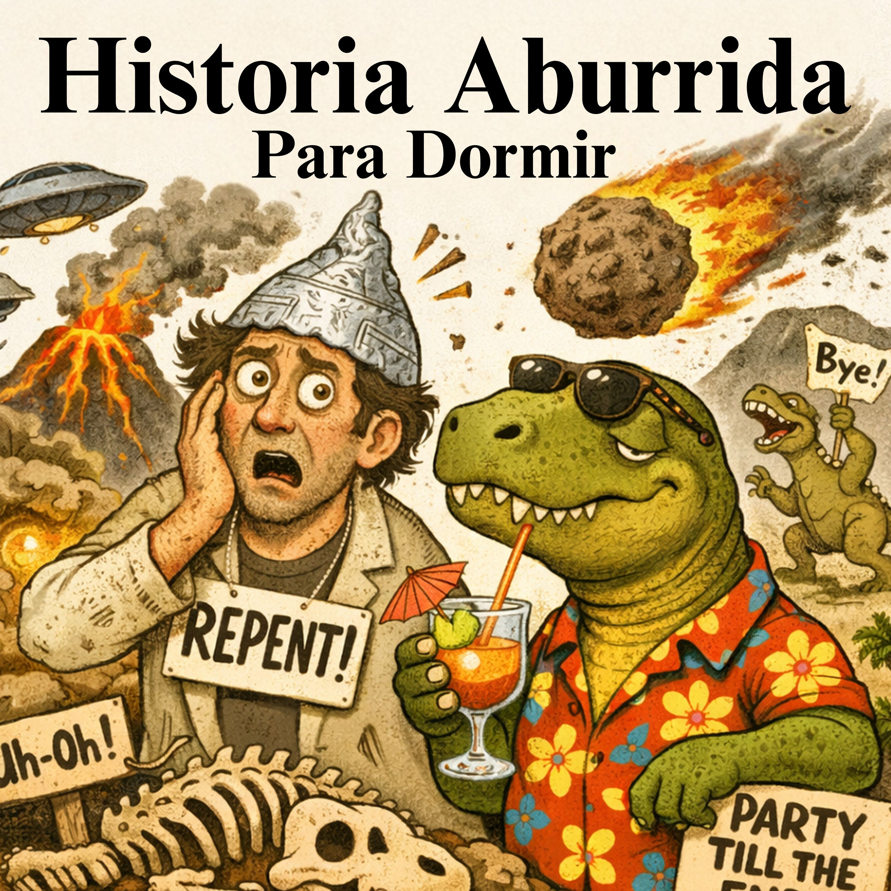 La extinción de los dinosaurios: una advertencia para la humanidad 💤 | Historia Aburrida para Dormir