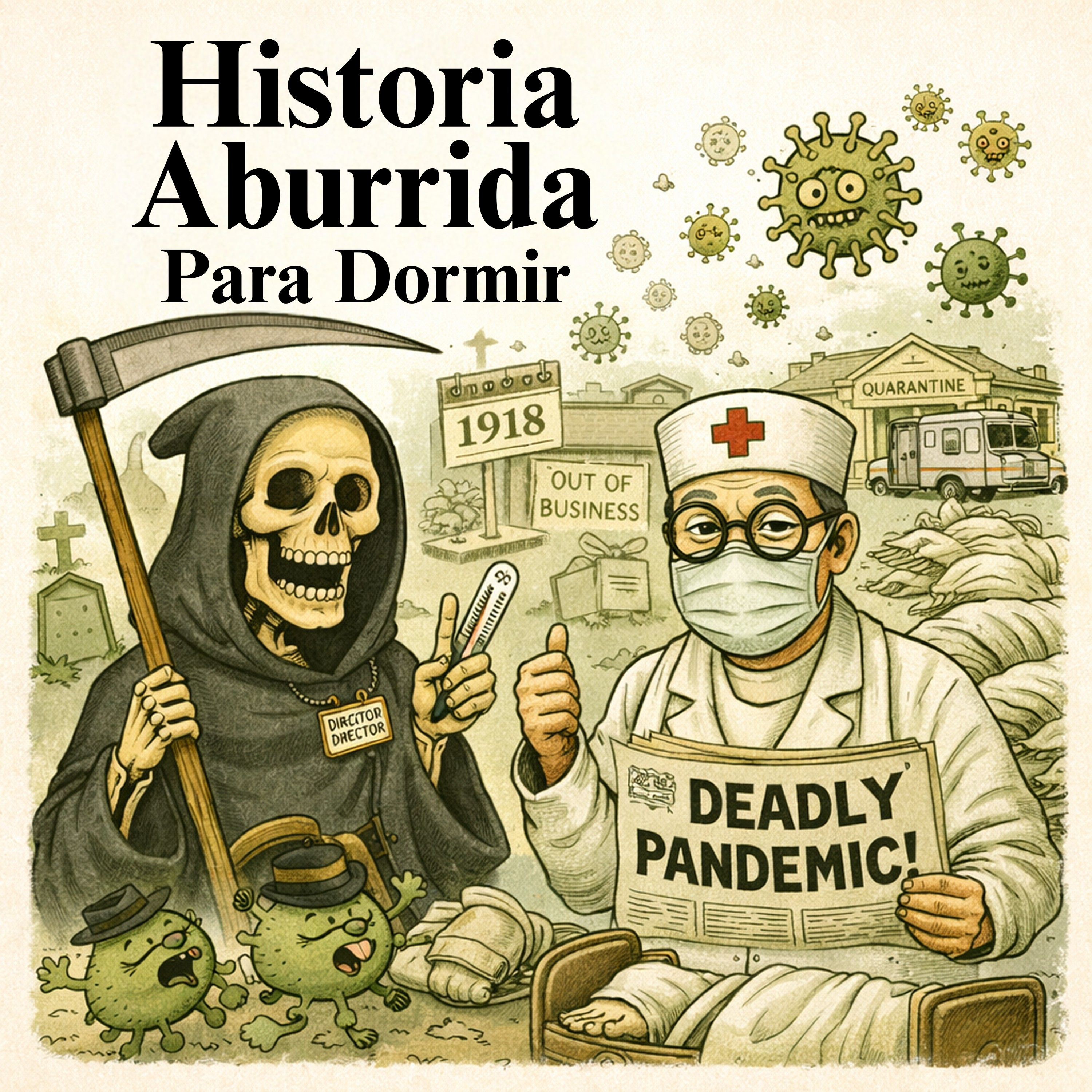 La gripe española: la pandemia más devastadora de la historia moderna 💤 | Historia Aburrida para Dormir