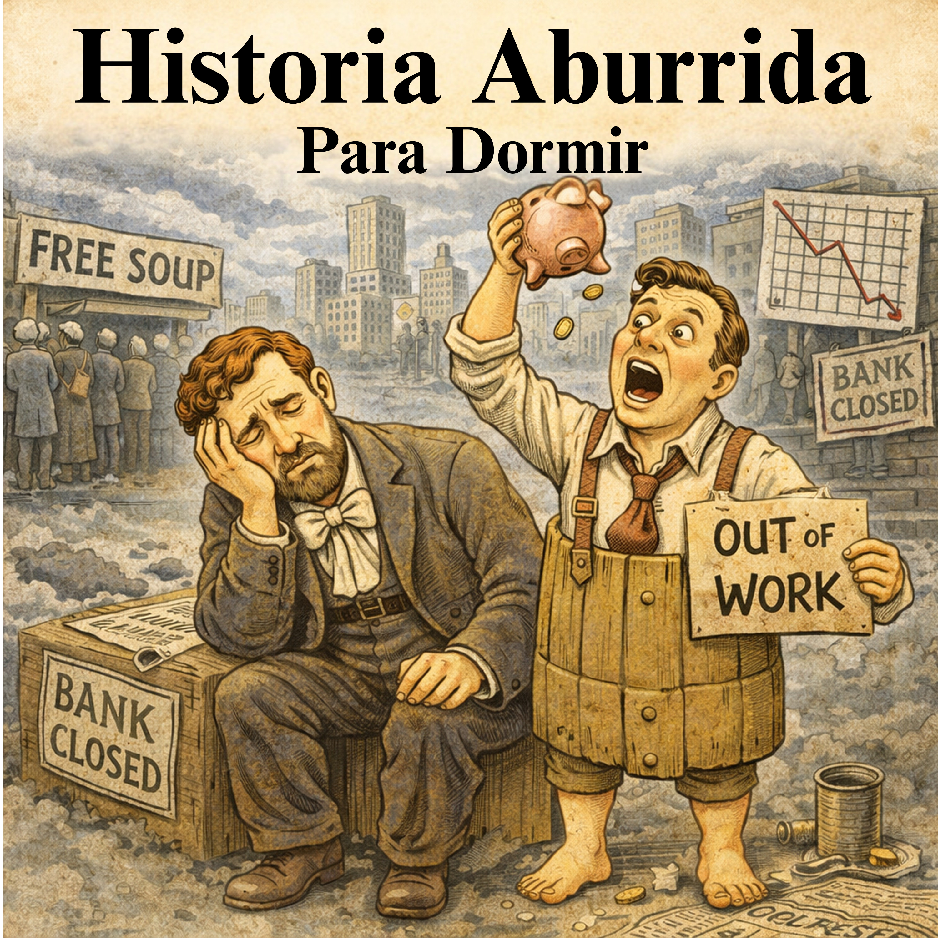 La Gran Depresión de 1929: cuando el sueño se derrumbó 💤 | Historia Aburrida para Dormir