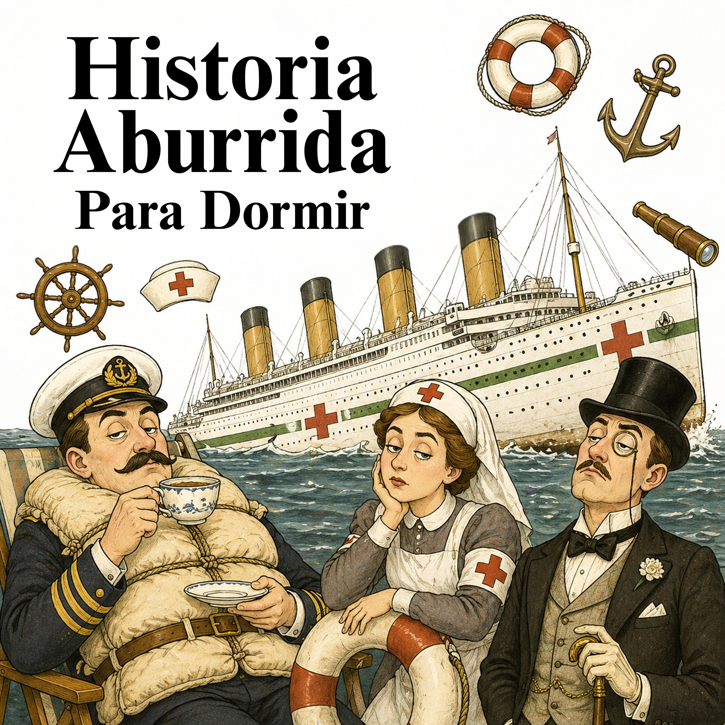 El Britannic: el naufragio del hermano olvidado del Titanic 💤 | Historia Aburrida para Dormir