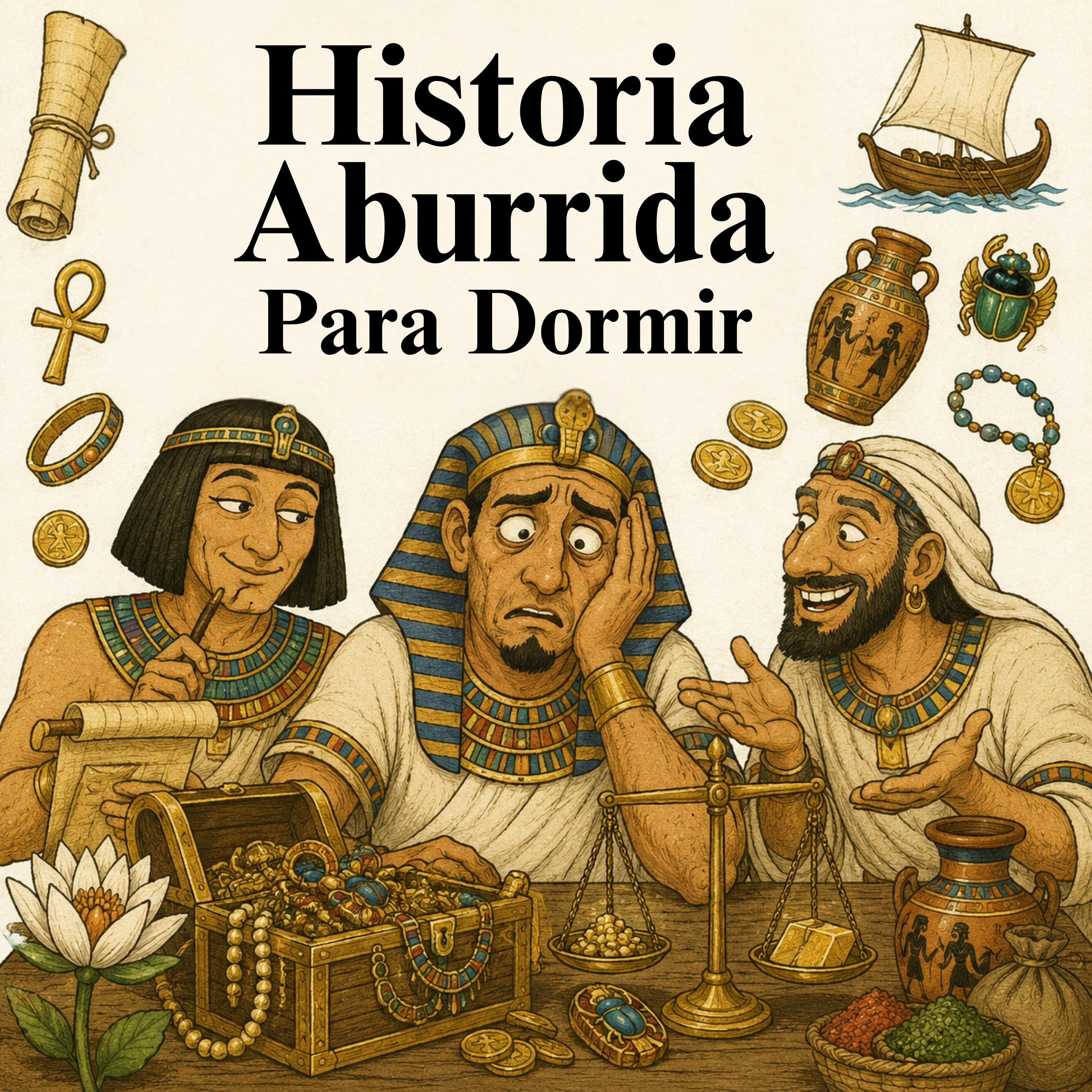 El antiguo Egipto: tesoros, comercio y aventuras en la tierra de los faraones 💤 | Historia Aburrida para Dormir
