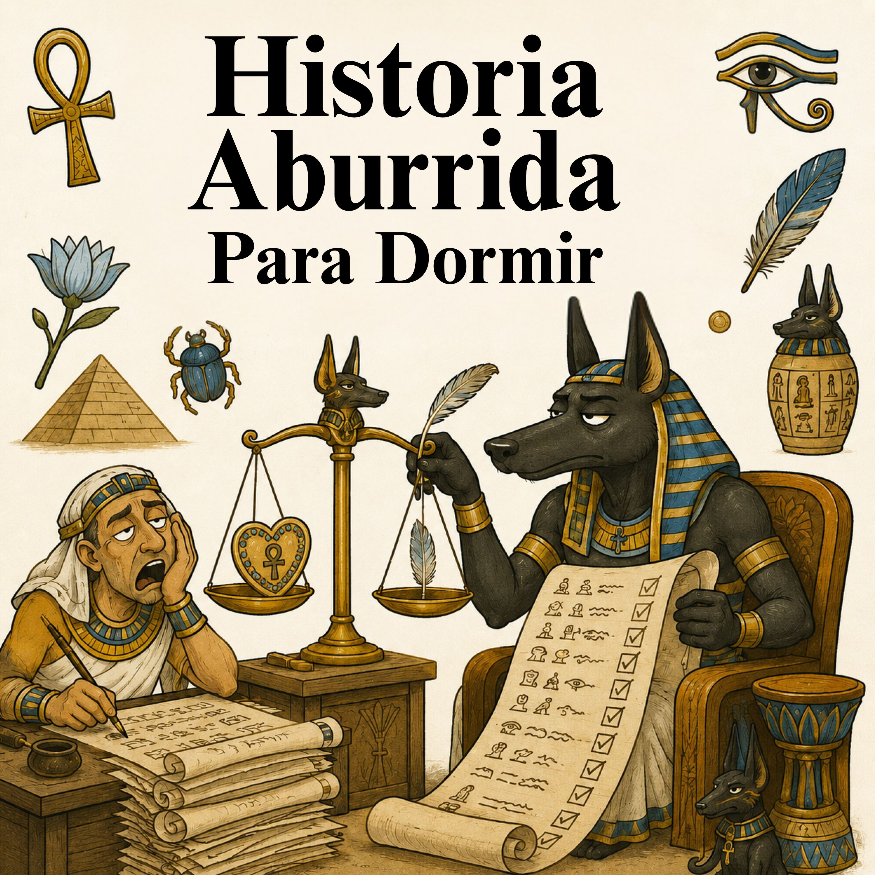 La historia completa de Anubis: el dios egipcio del más allá 💤 | Historia Aburrida para Dormir