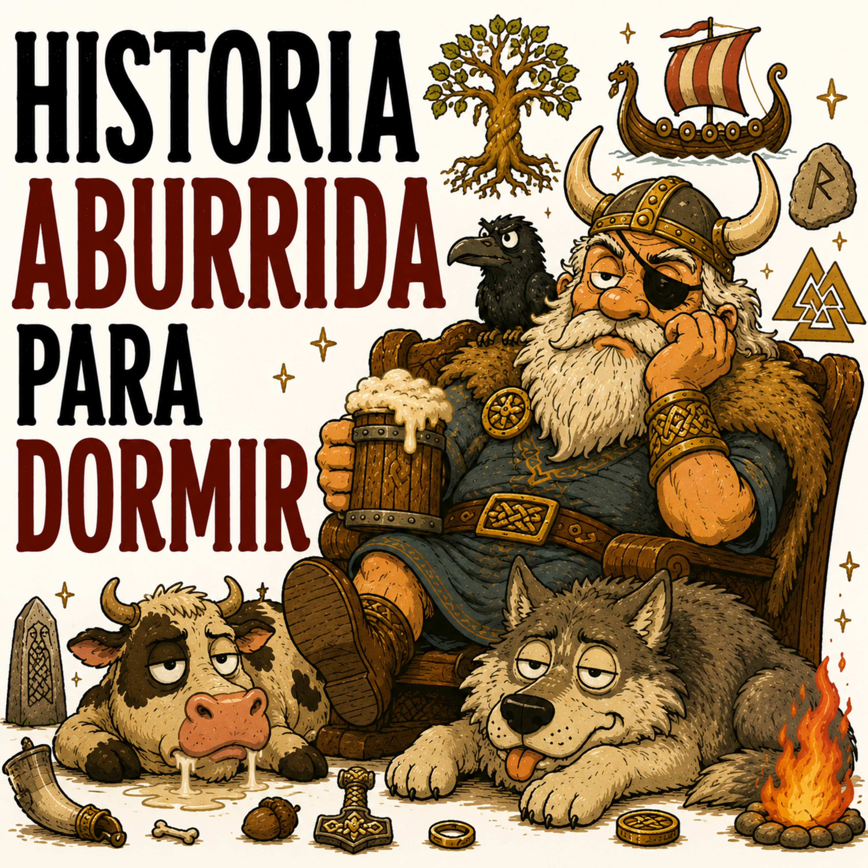 La historia completa de la mitología nórdica: dioses, gigantes y el Ragnarök 💤 | Historia Aburrida para Dormir