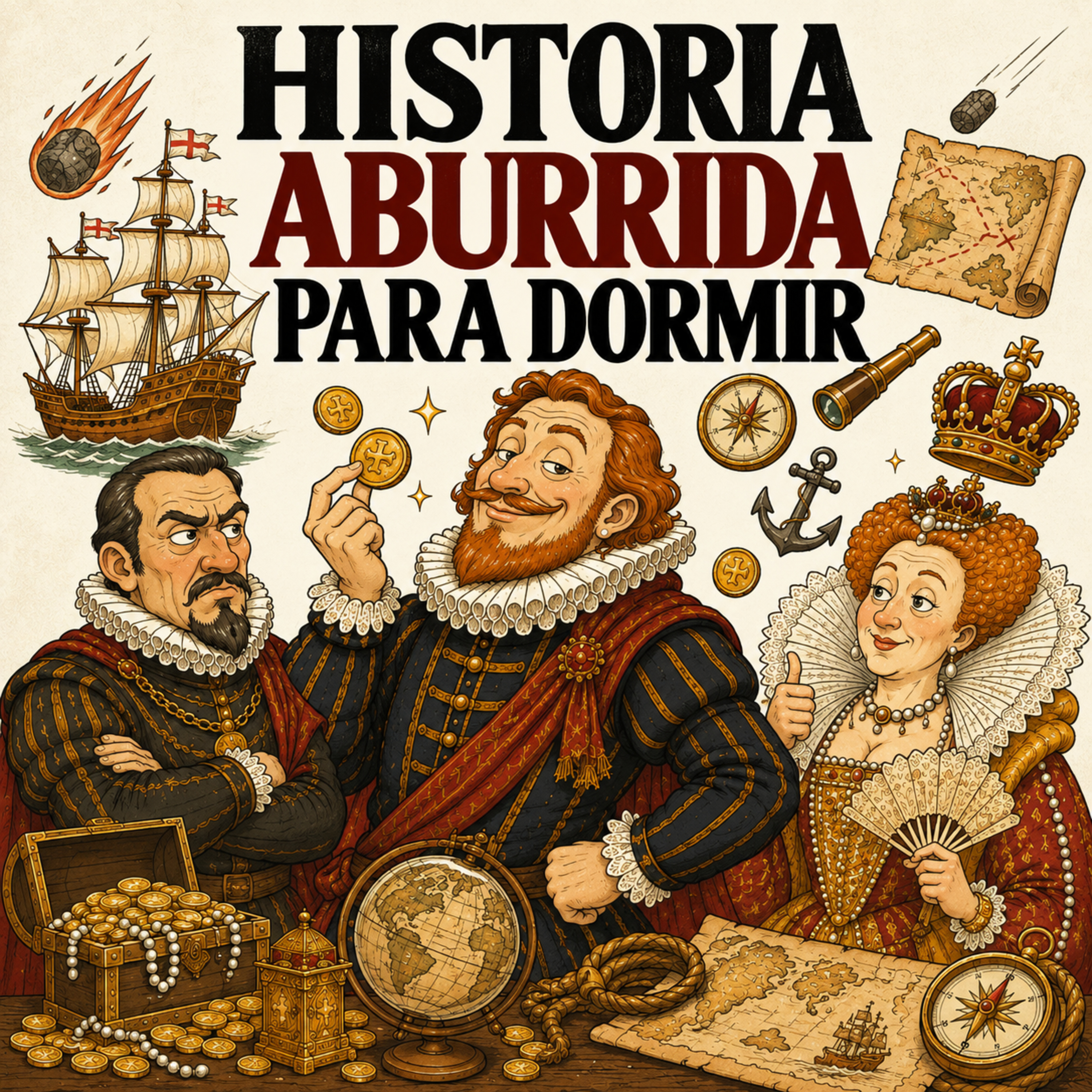 Francis Drake: pirata para unos, héroe para otros 💤 | Historia Aburrida para Dormir