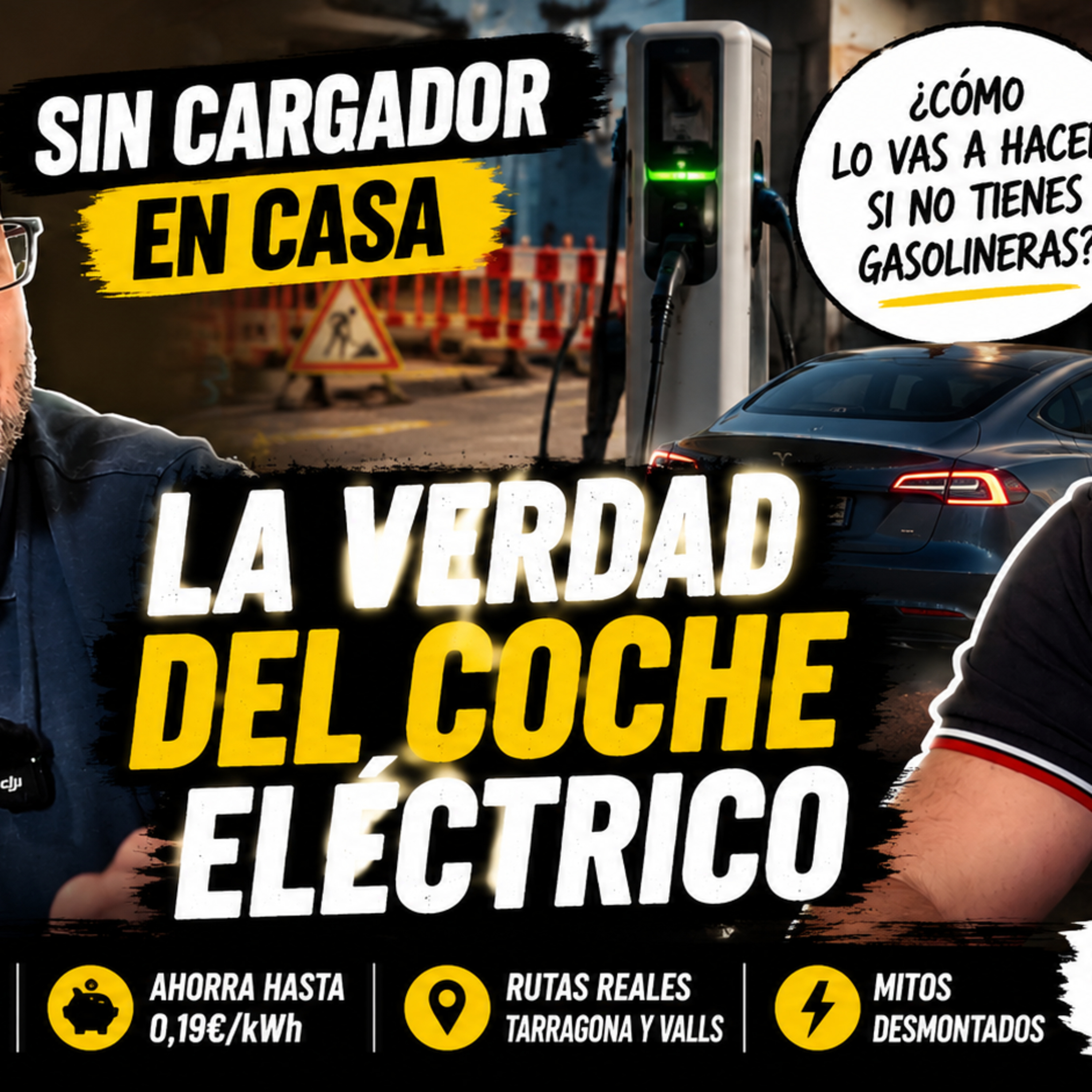 ¿Se puede tener un coche eléctrico SIN cargar en casa? | Charla real con un cura sobre Tesla, Zunder y cargadores episode artwork