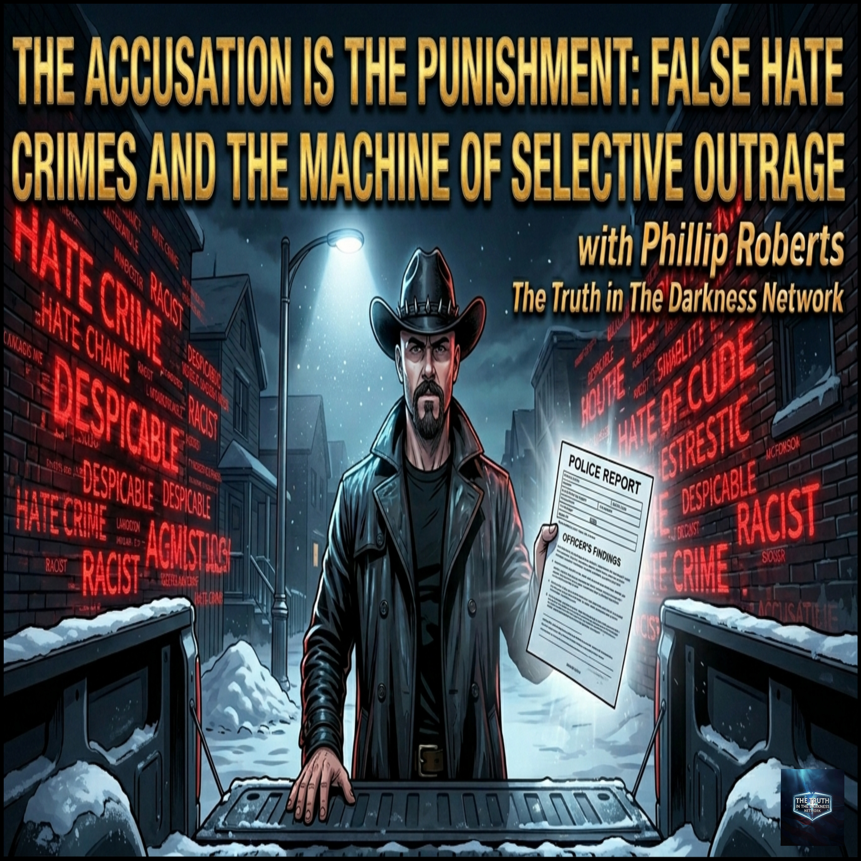 The Accusation Is the Punishment: False Hate Crimes and the Machine of Selective Outrage episode artwork