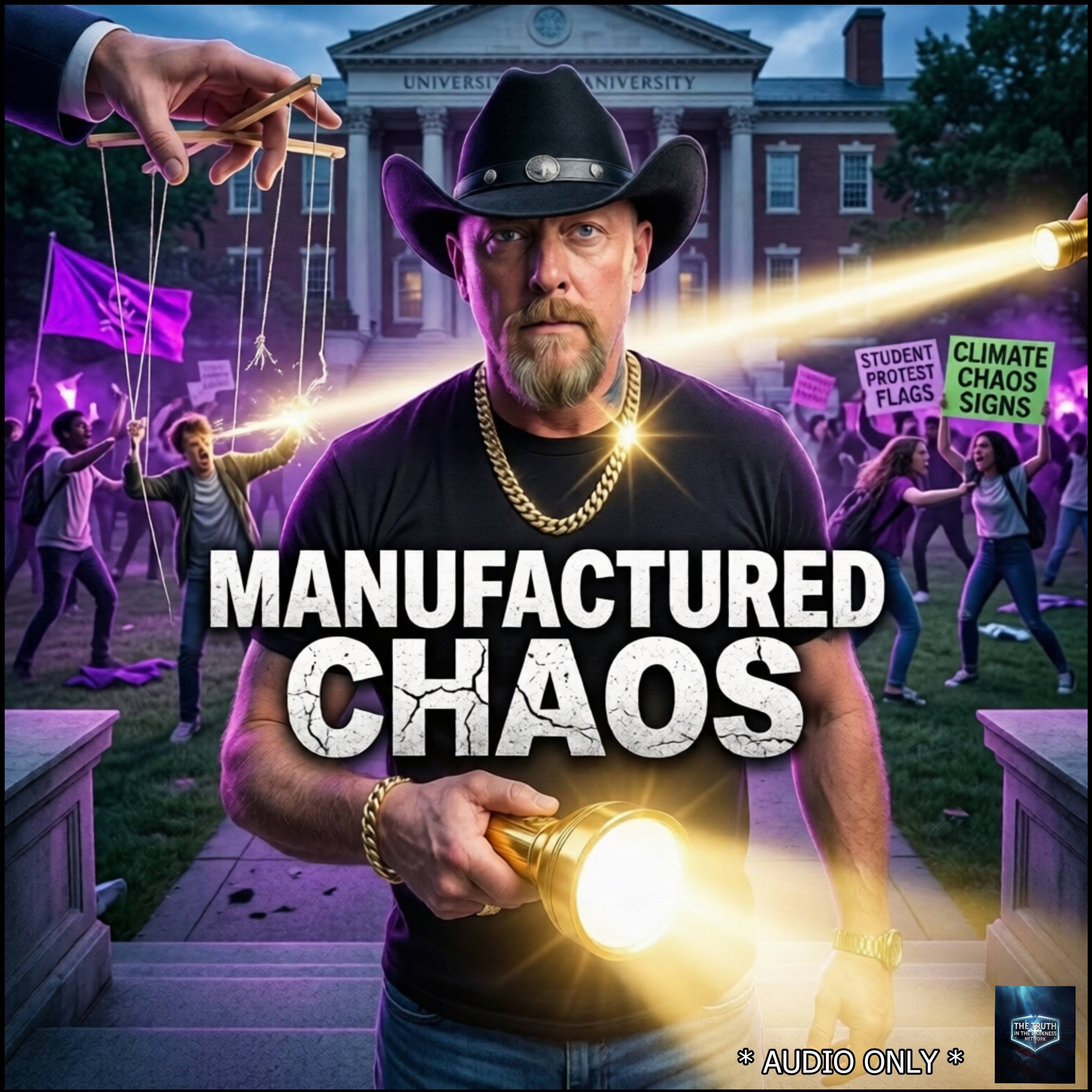 The Campus Pivot: How the "Protest Industrial Complex" Swaps Causes to Keep America Burning episode artwork