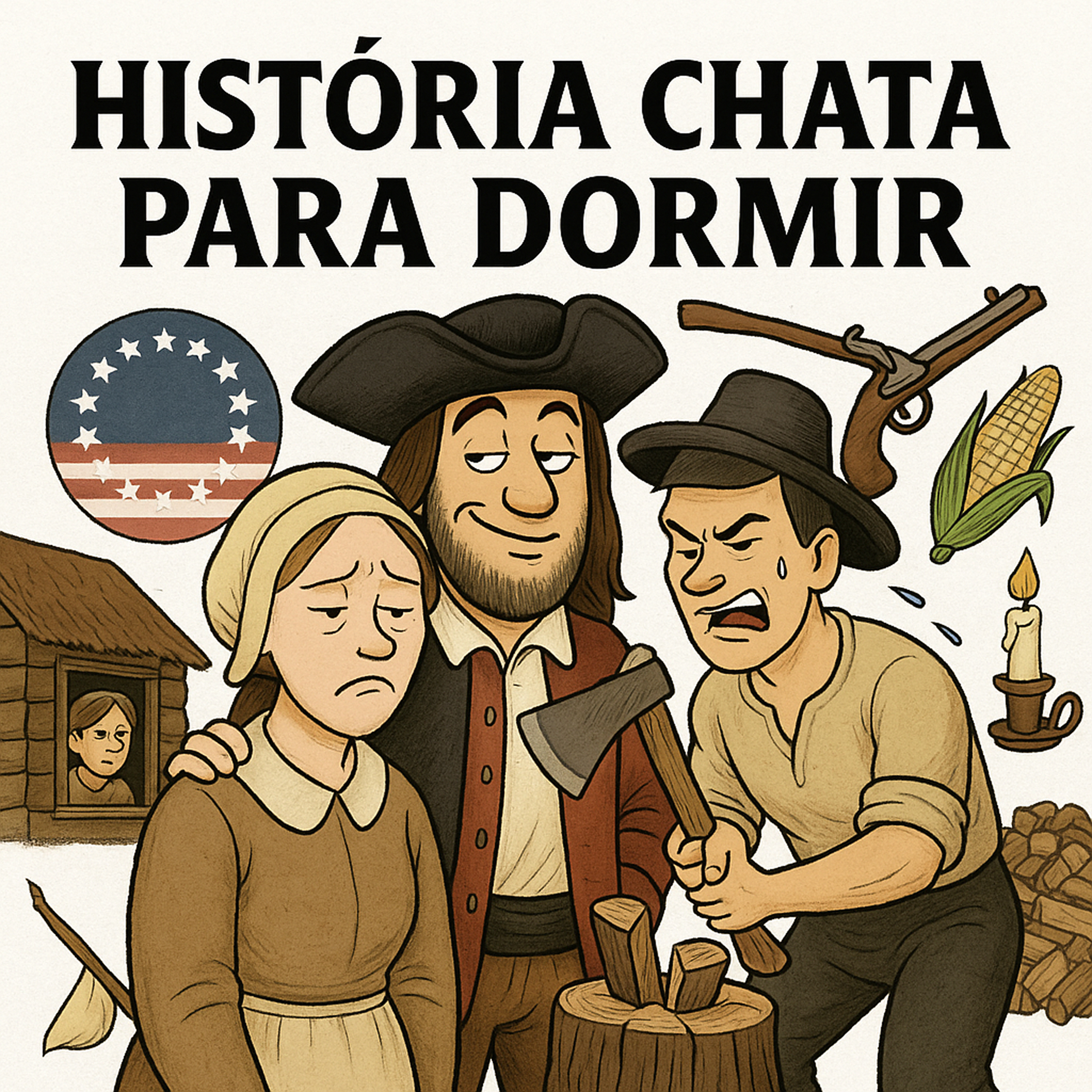 🕯️ História Chata para Dormir | Como as Pessoas Realmente Viviam na América Colonial 😴 episode artwork