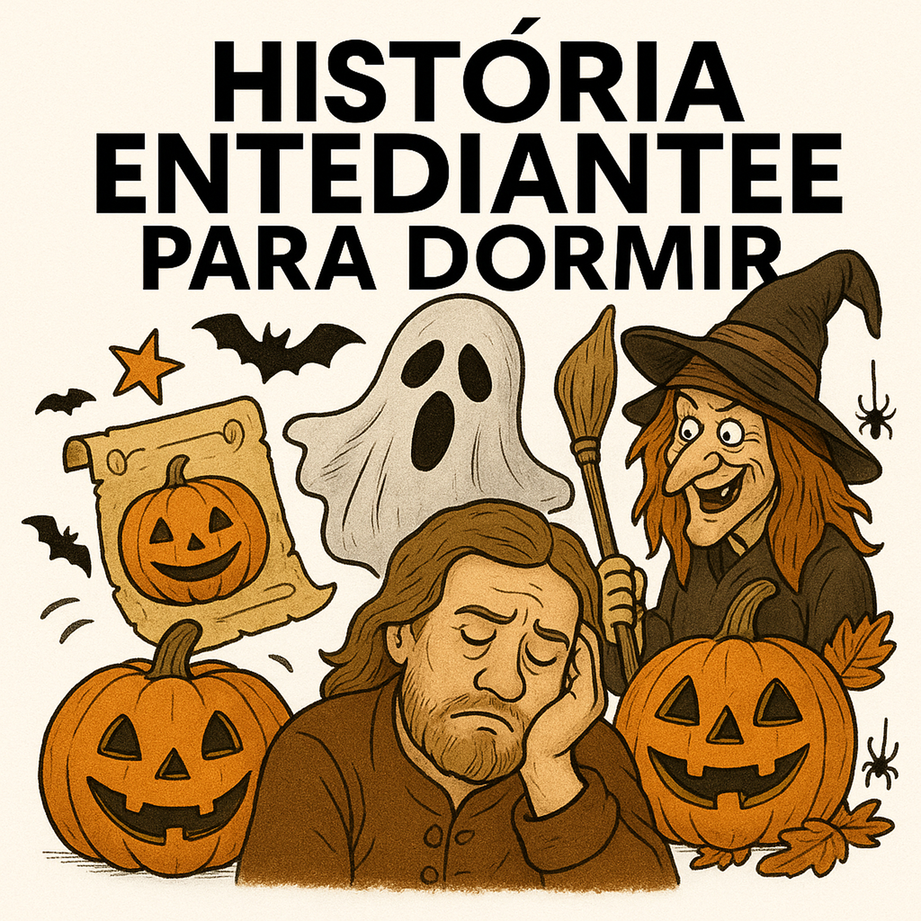 🎃 História Chata para Dormir | Toda a História (um Pouco Assustadora) do Halloween 😴 episode artwork