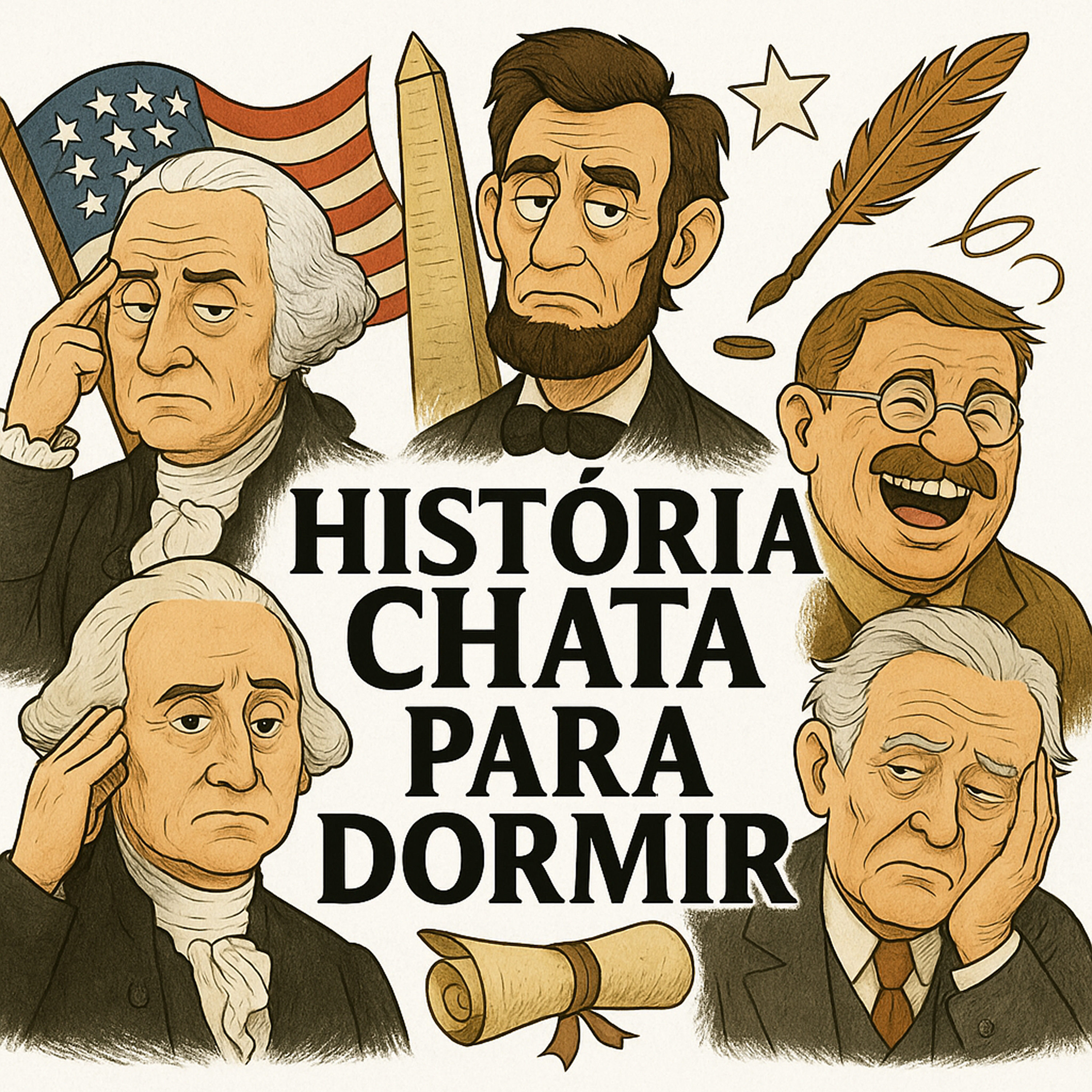 🎩 História Chata para Dormir | Os Presidentes dos Estados Unidos (Um Desfile Sonolento de Gravatas e Discursos) 😴 episode artwork