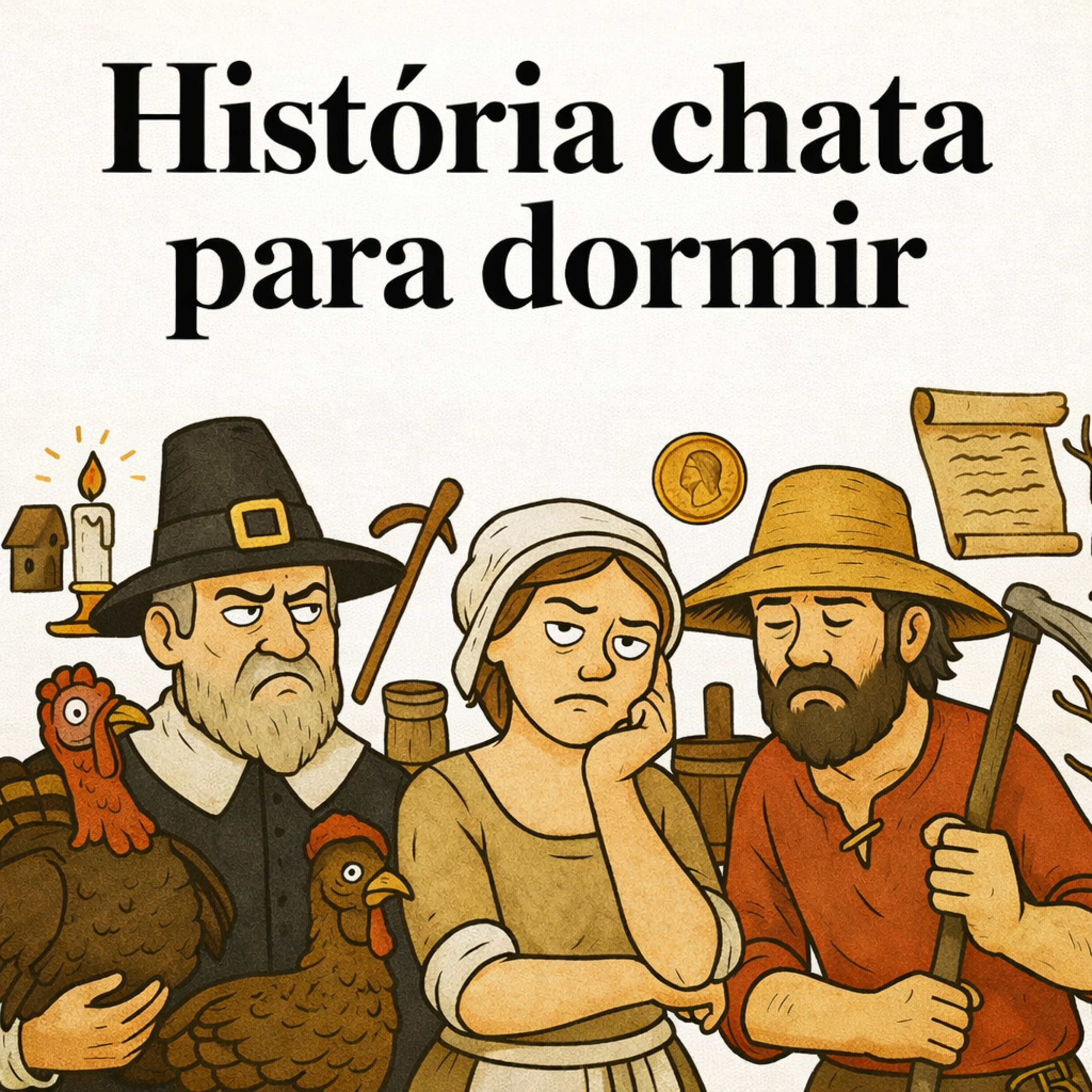 Como as Pessoas Realmente Viviam na América Colonial 💤 |História Chata para Dormir episode artwork