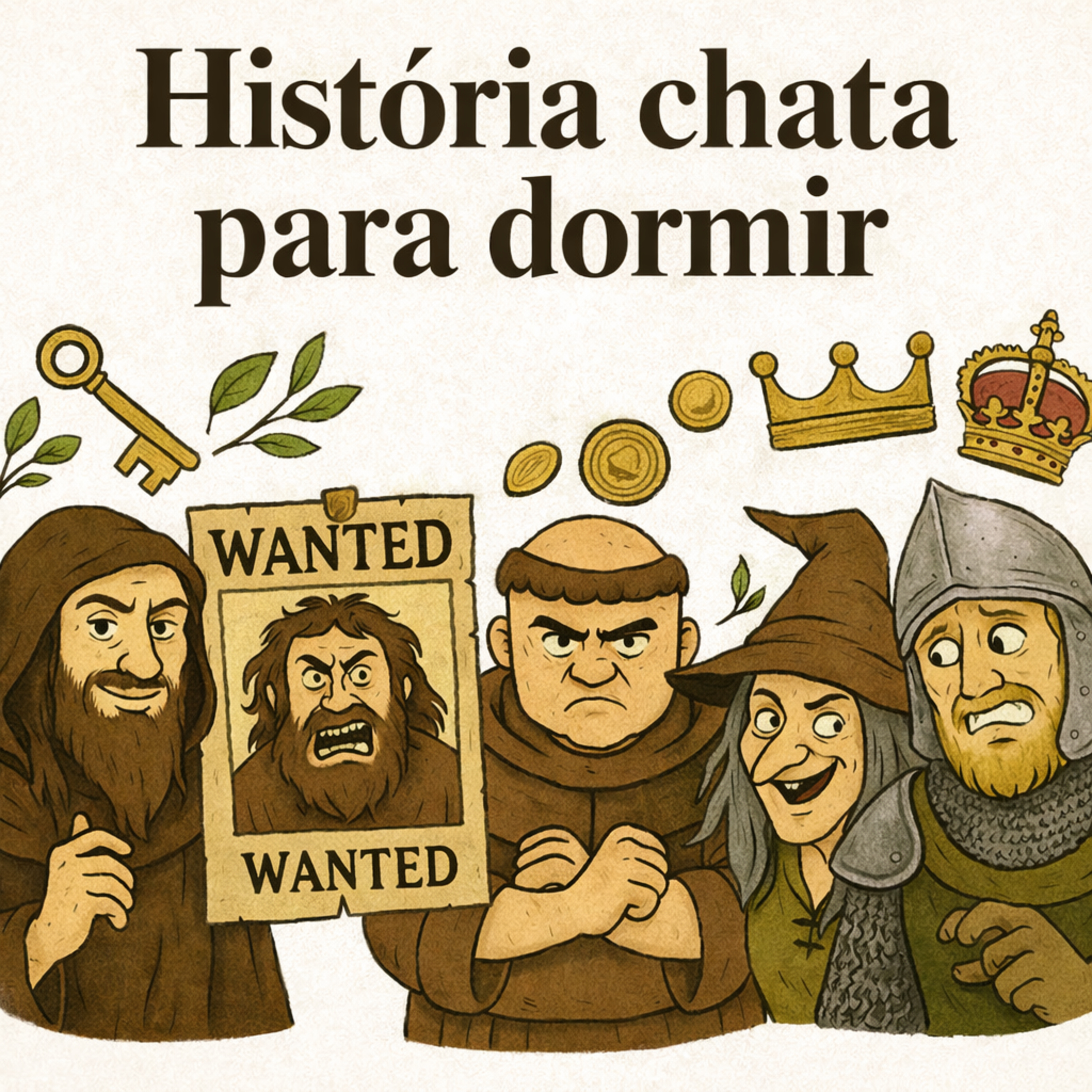 As Pessoas Mais Procuradas da Idade Média: mais temidas do que você imagina 💤 | História Chata para Dormir episode artwork
