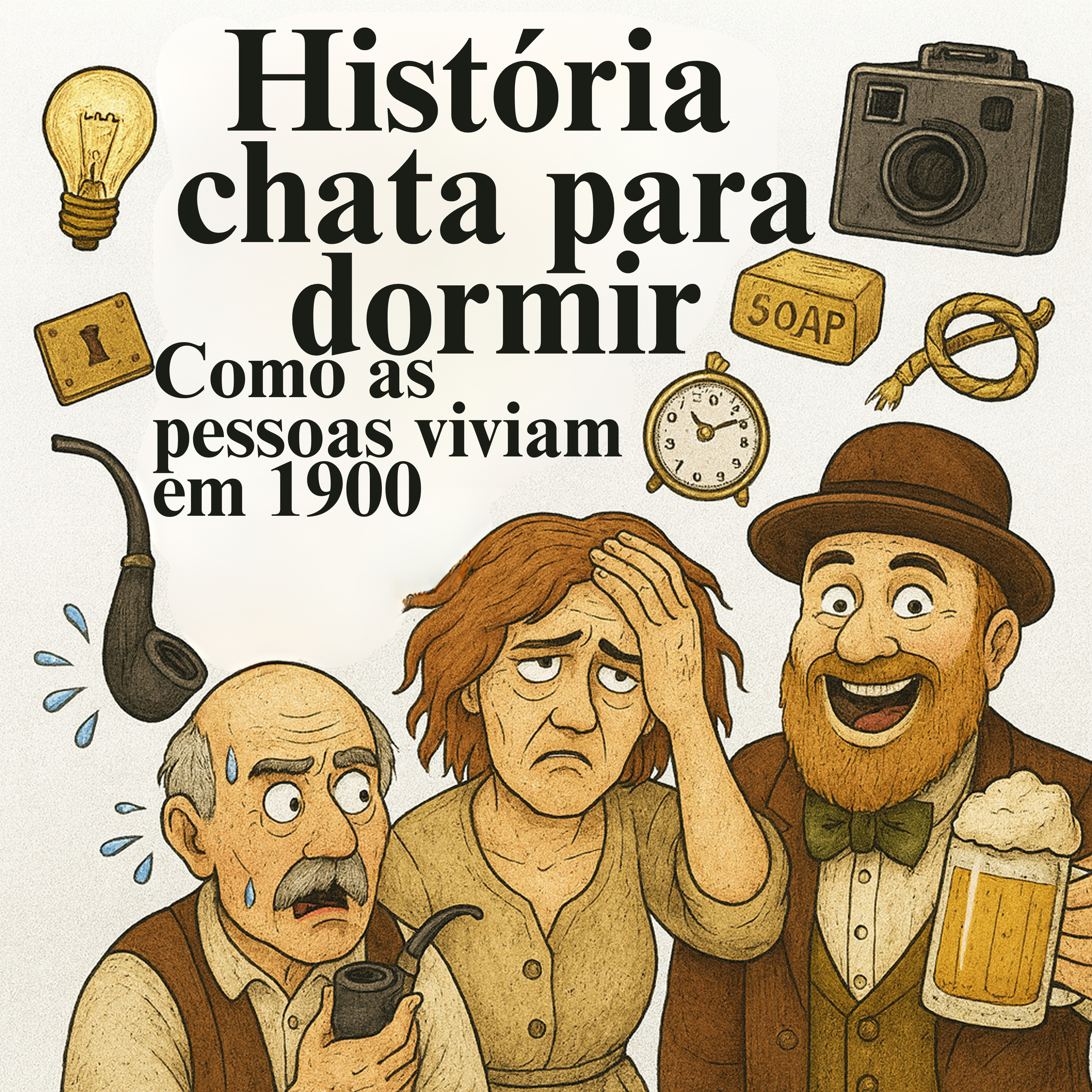 Como as pessoas realmente viviam em 1900: mais duro do que você imagina 💤 | História Chata para Dormir episode artwork