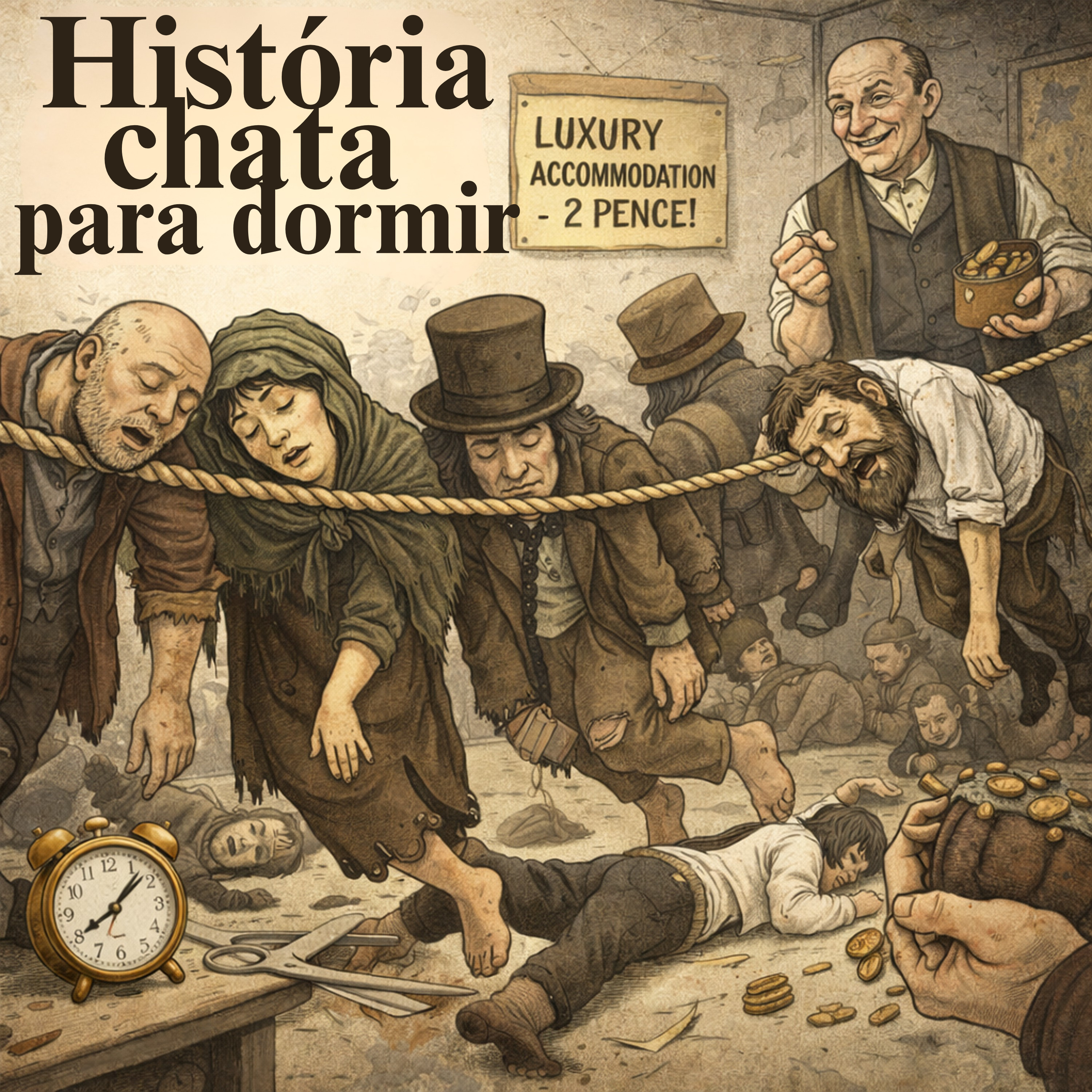 Por que os vitorianos pagavam para dormir em uma corda 💤 | História Chata para Dormir episode artwork