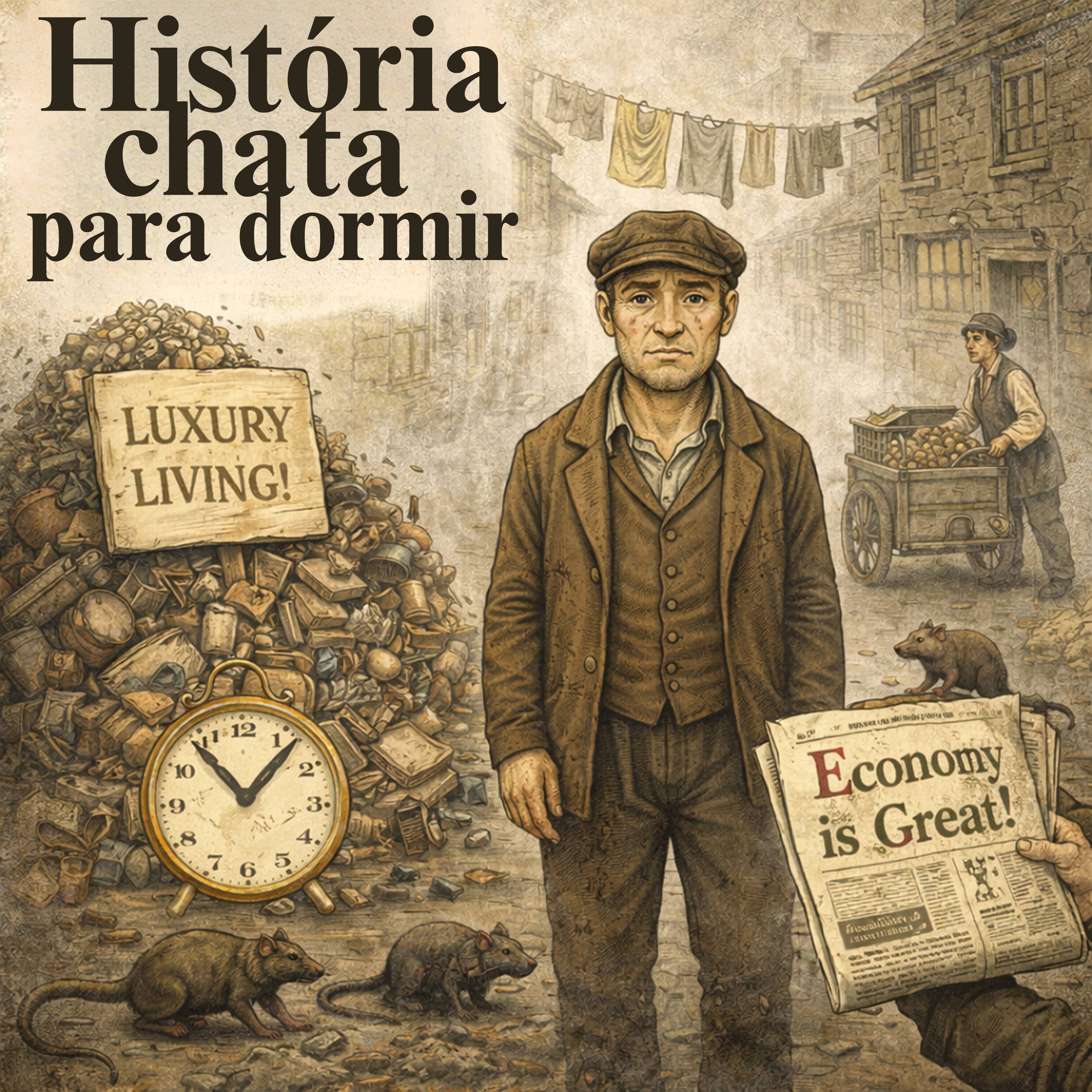 Como era realmente a vida cotidiana nos cortiços vitorianos 💤 | História Chata para Dormir episode artwork